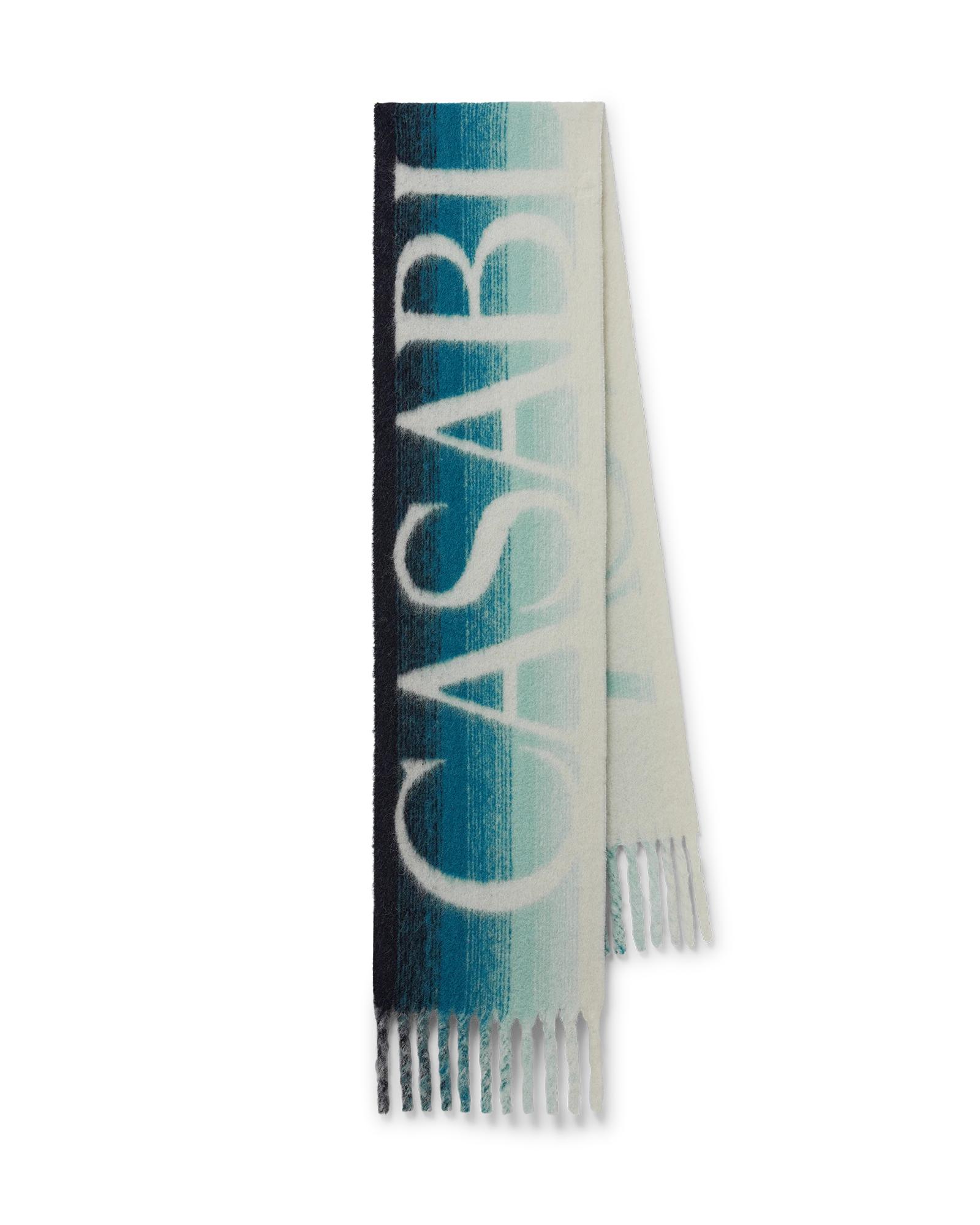 Midnight Gradient Logo Scarf by CASABLANCA