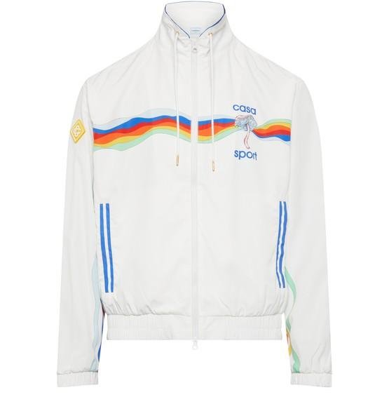 Mind vibrations wave shell suit track jacket by CASABLANCA
