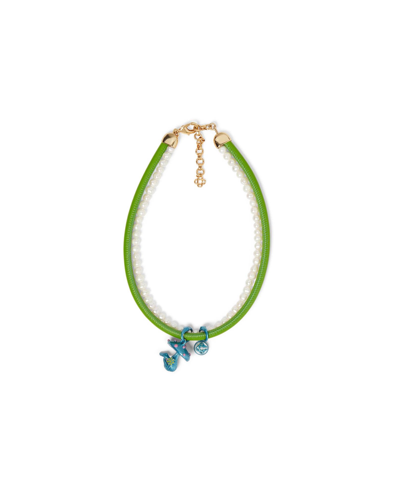 Mini Mushroom Necklace by CASABLANCA