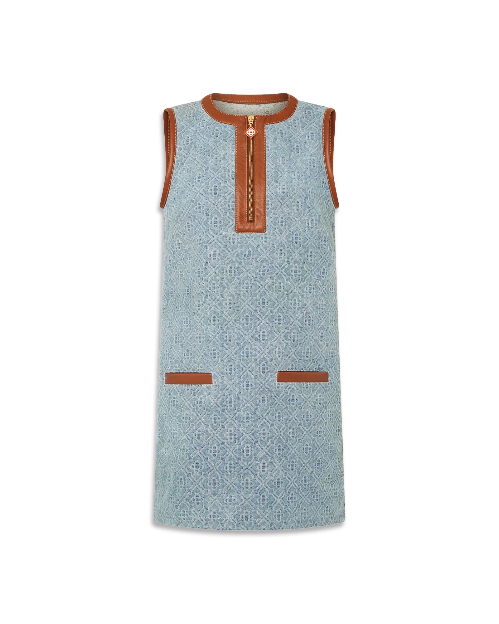 Monogram Denim Dress by CASABLANCA