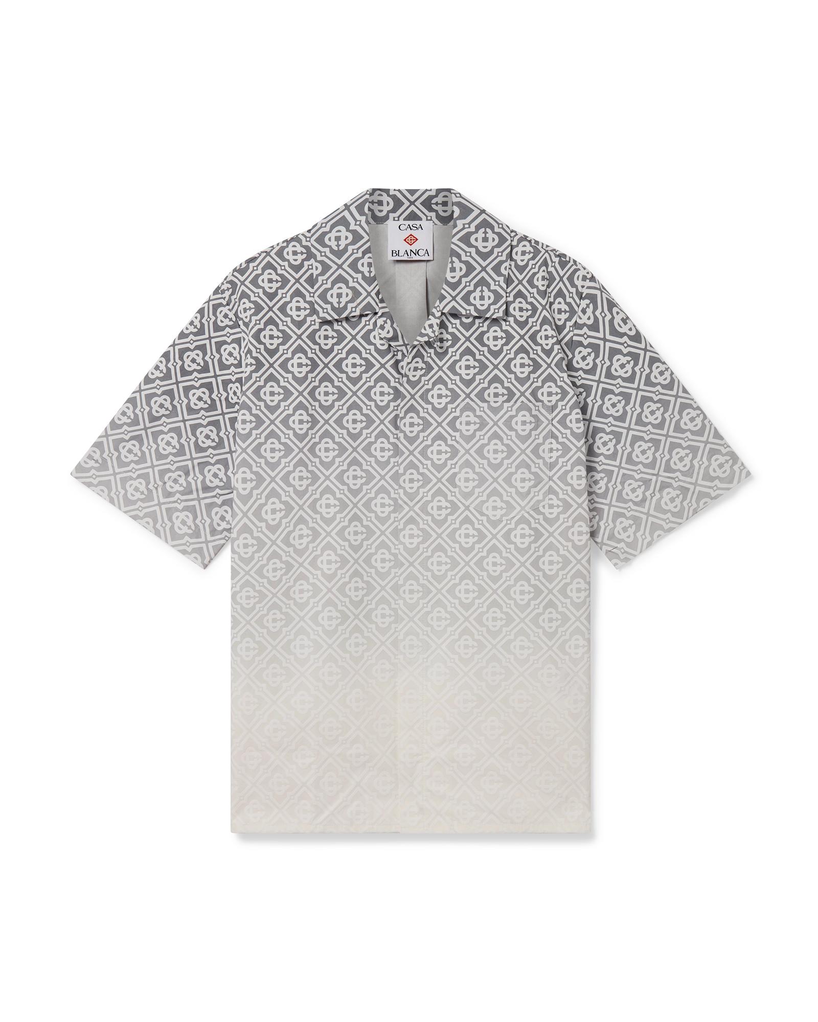Monogram Gradient Short Sleeve Shirt by CASABLANCA