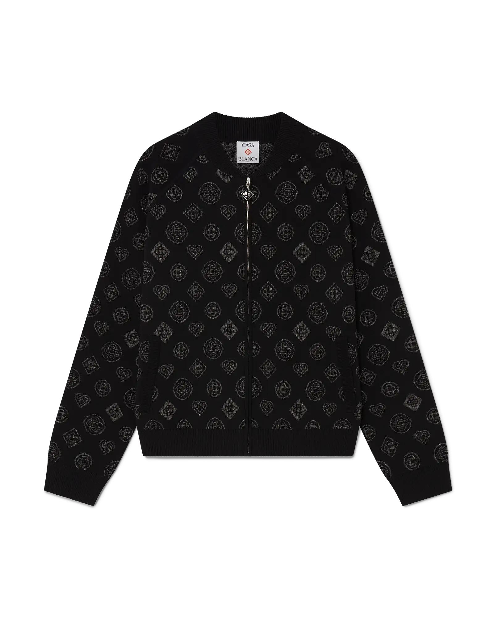 Monogram Jacquard Bomber Jacket by CASABLANCA