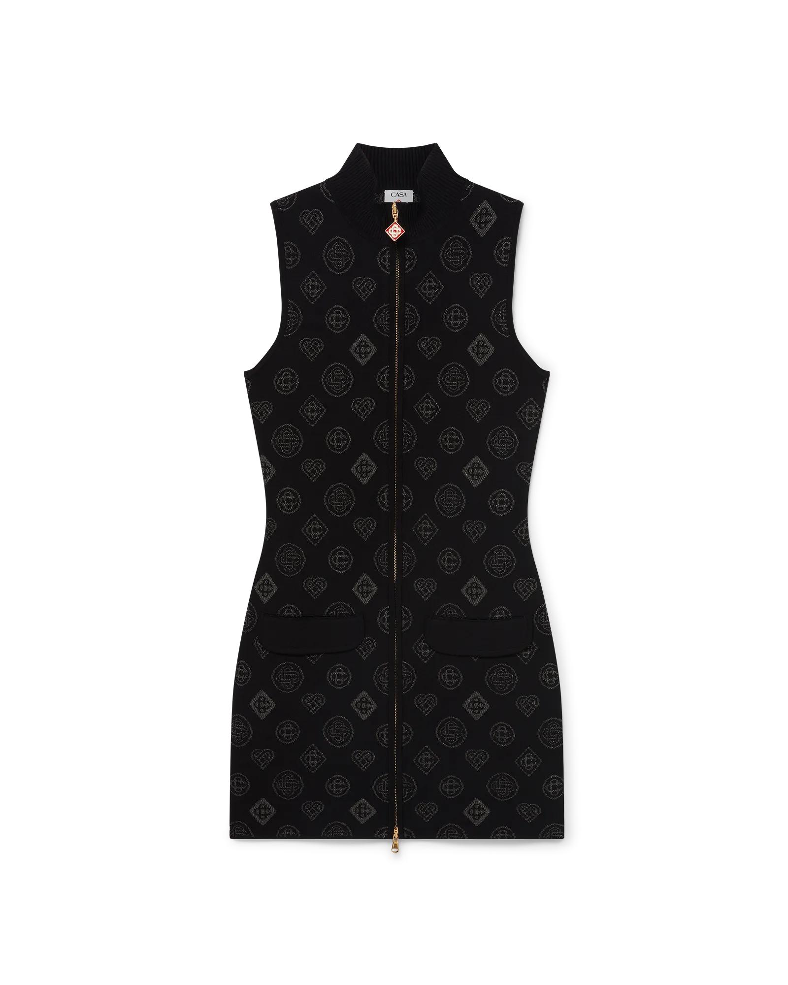 Monogram Jacquard Dress by CASABLANCA