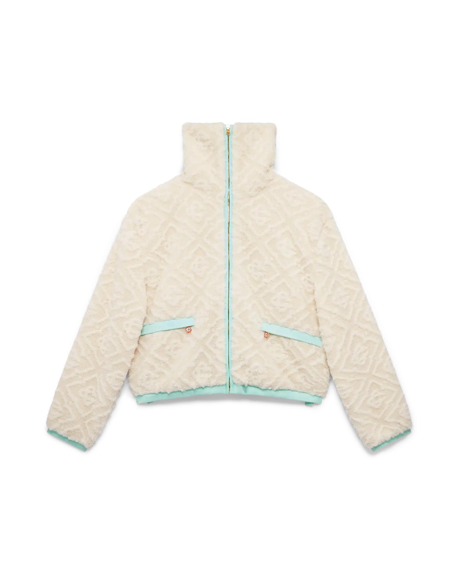 Monogram Jacquard Fleece Jacket by CASABLANCA