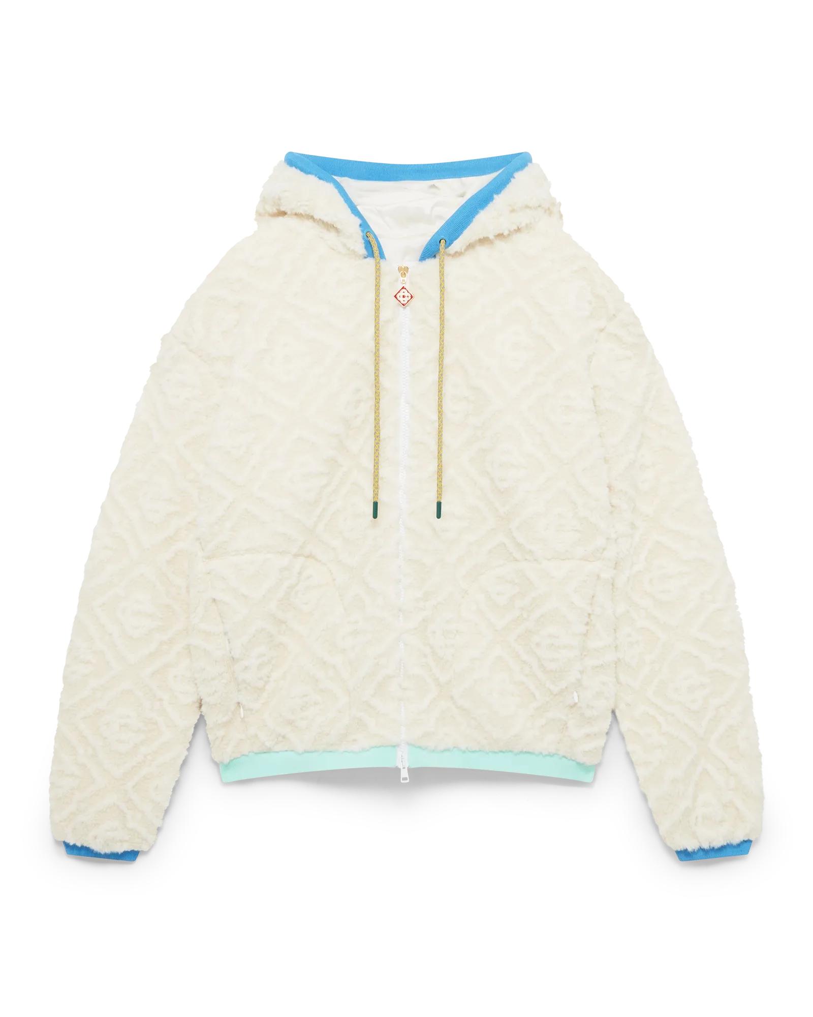 Monogram Jacquard Fleece Jacket by CASABLANCA