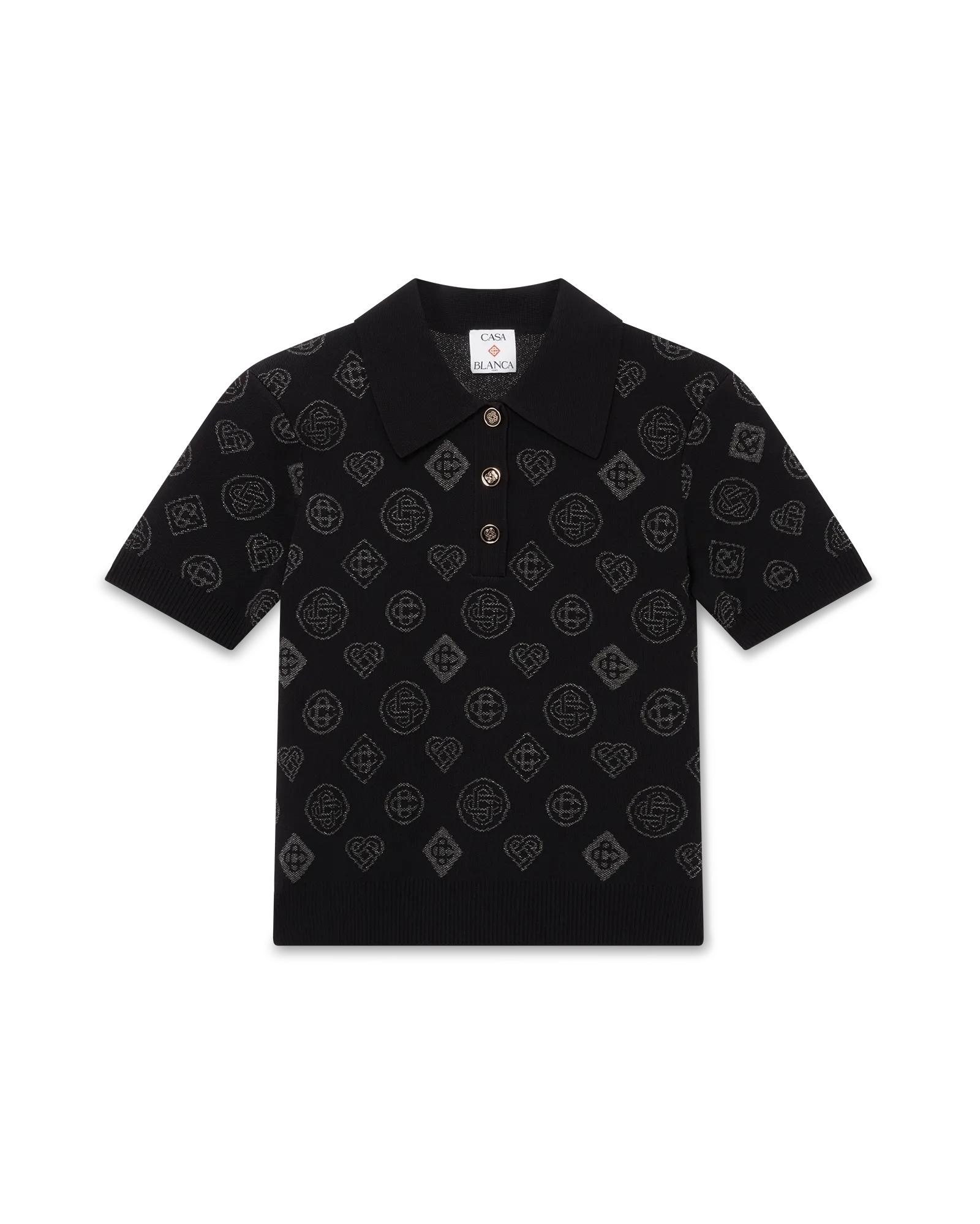 Monogram Jacquard Polo by CASABLANCA