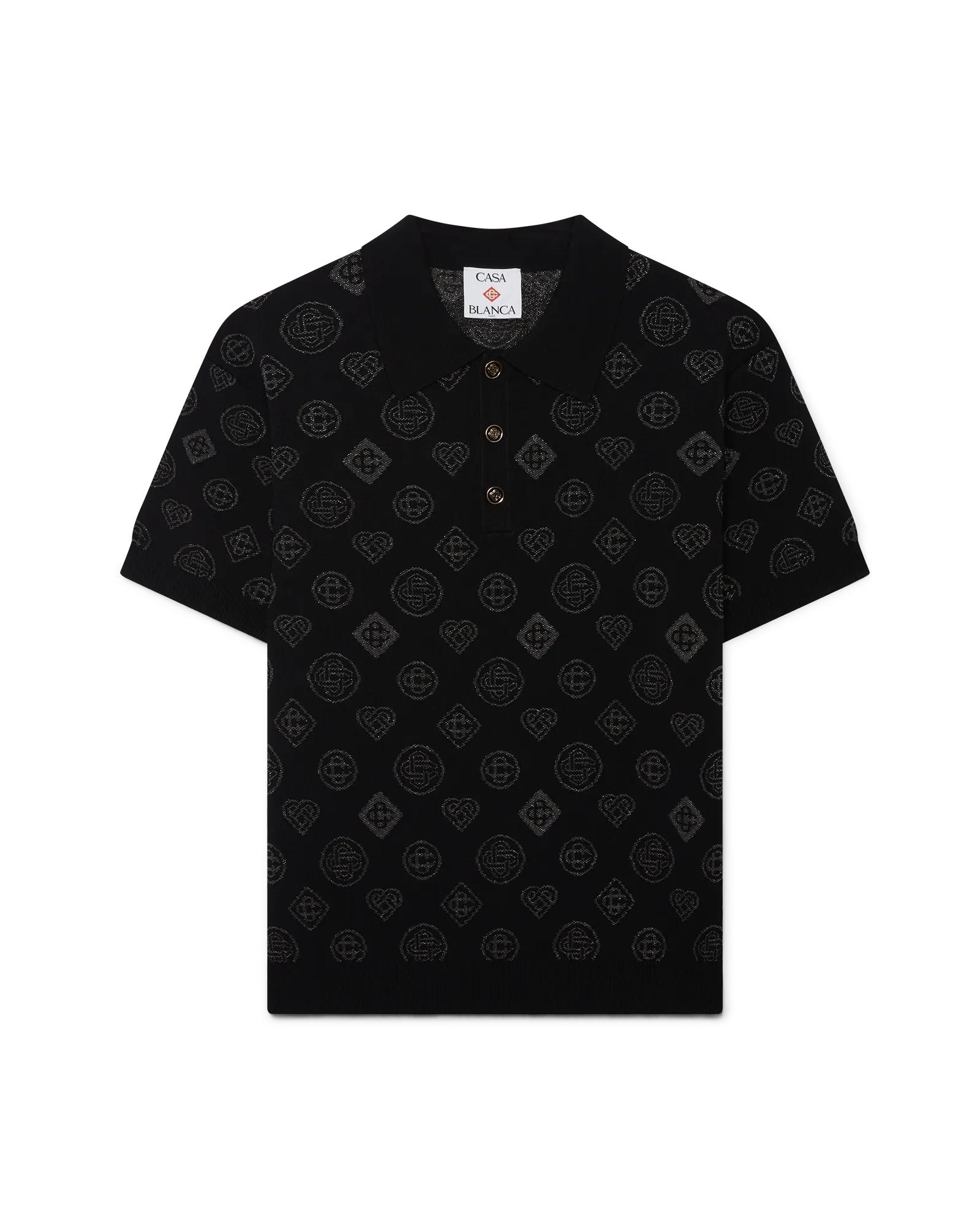 Monogram Jacquard Polo by CASABLANCA