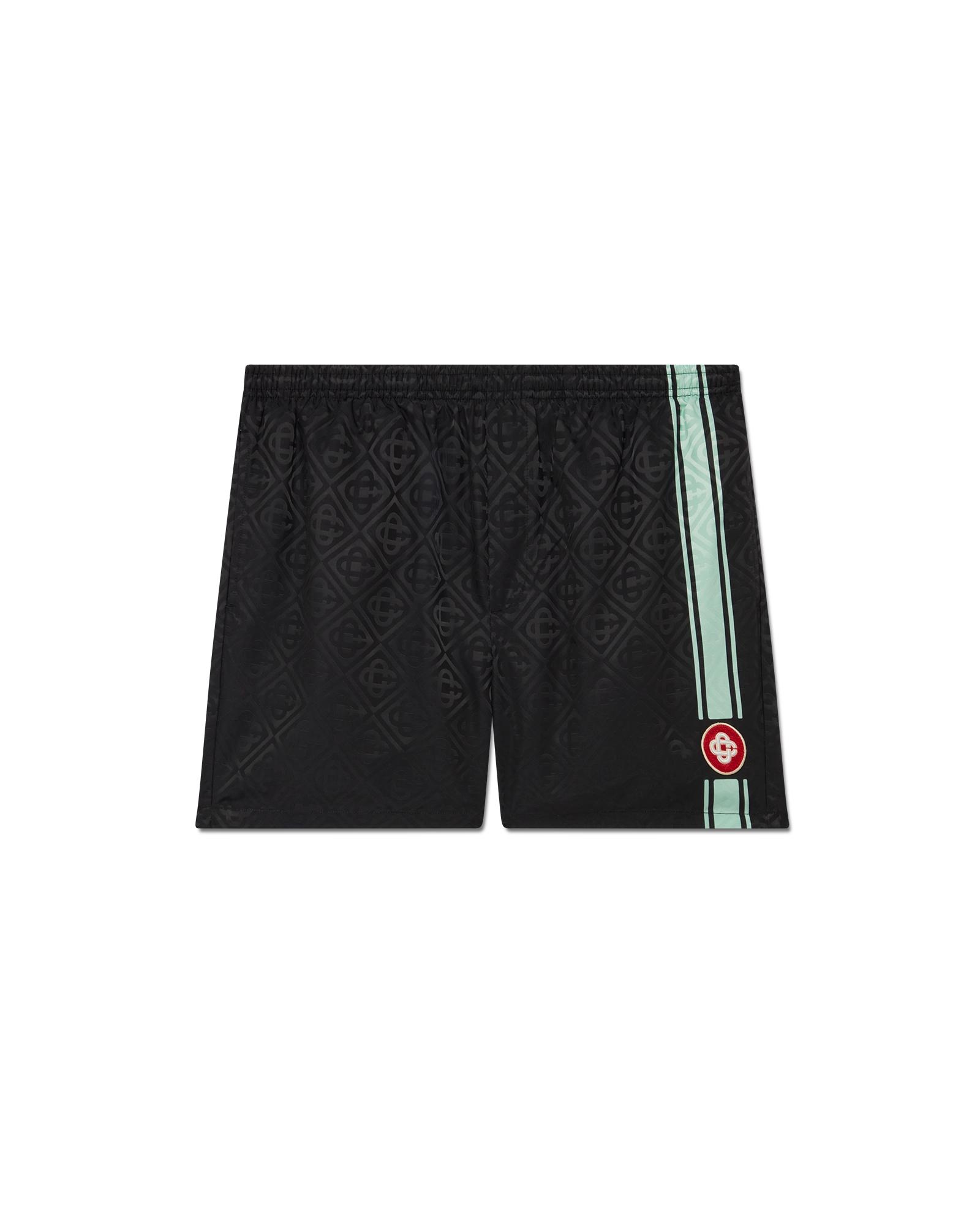 Monogram Jacquard Stripe Swim Shorts by CASABLANCA