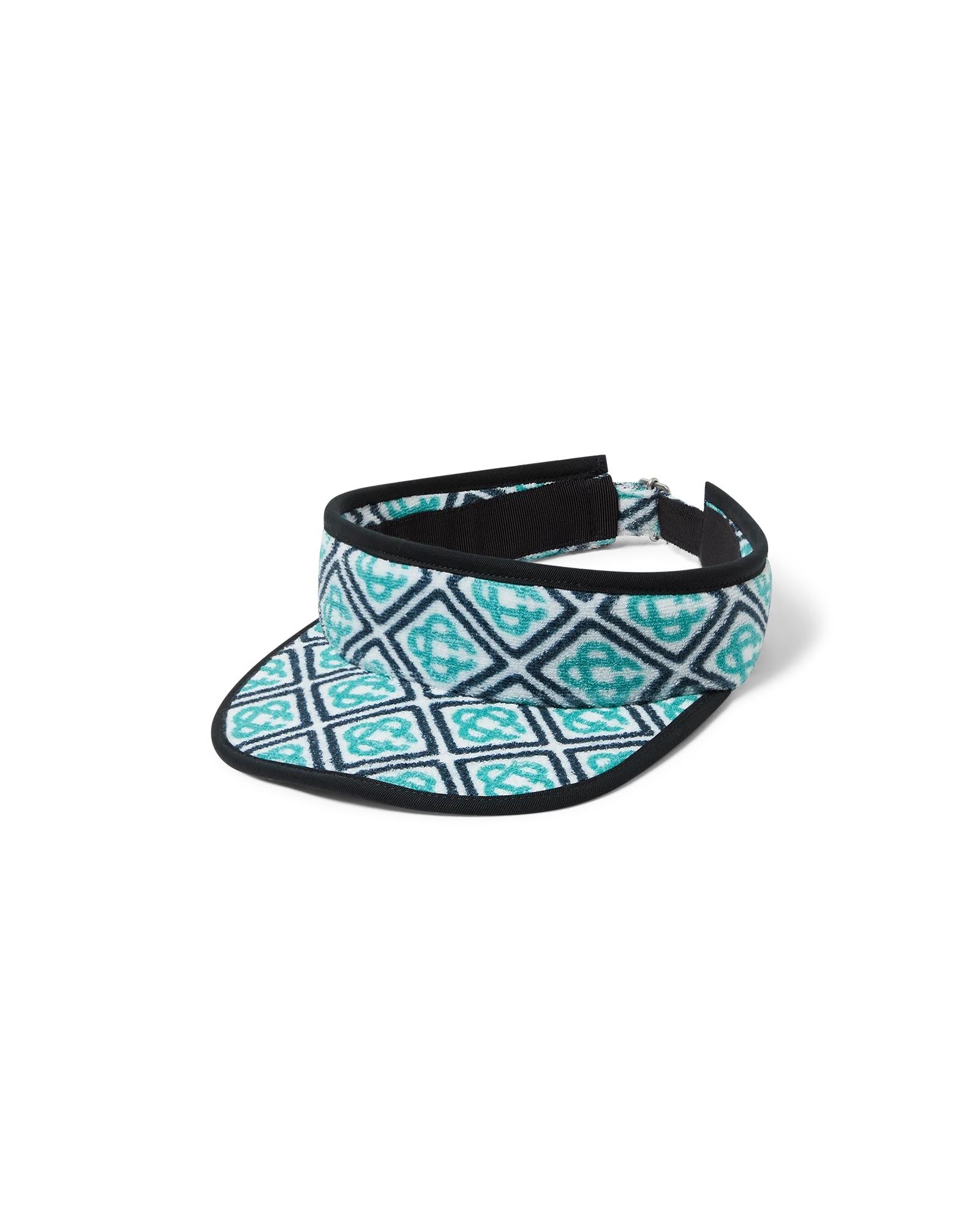 Monogram Towelling Visor by CASABLANCA