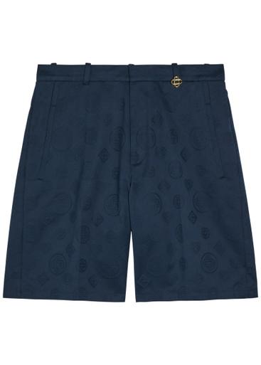 Monogram cotton shorts by CASABLANCA