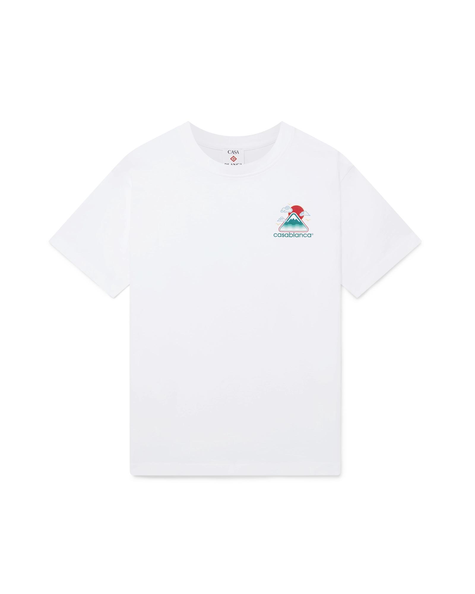Montagne Ondulee Short Sleeve T-Shirt by CASABLANCA