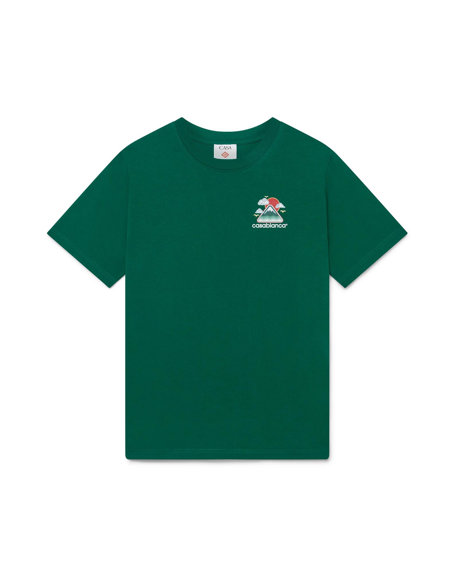 Montagne Ondulee Short Sleeve T-Shirt by CASABLANCA