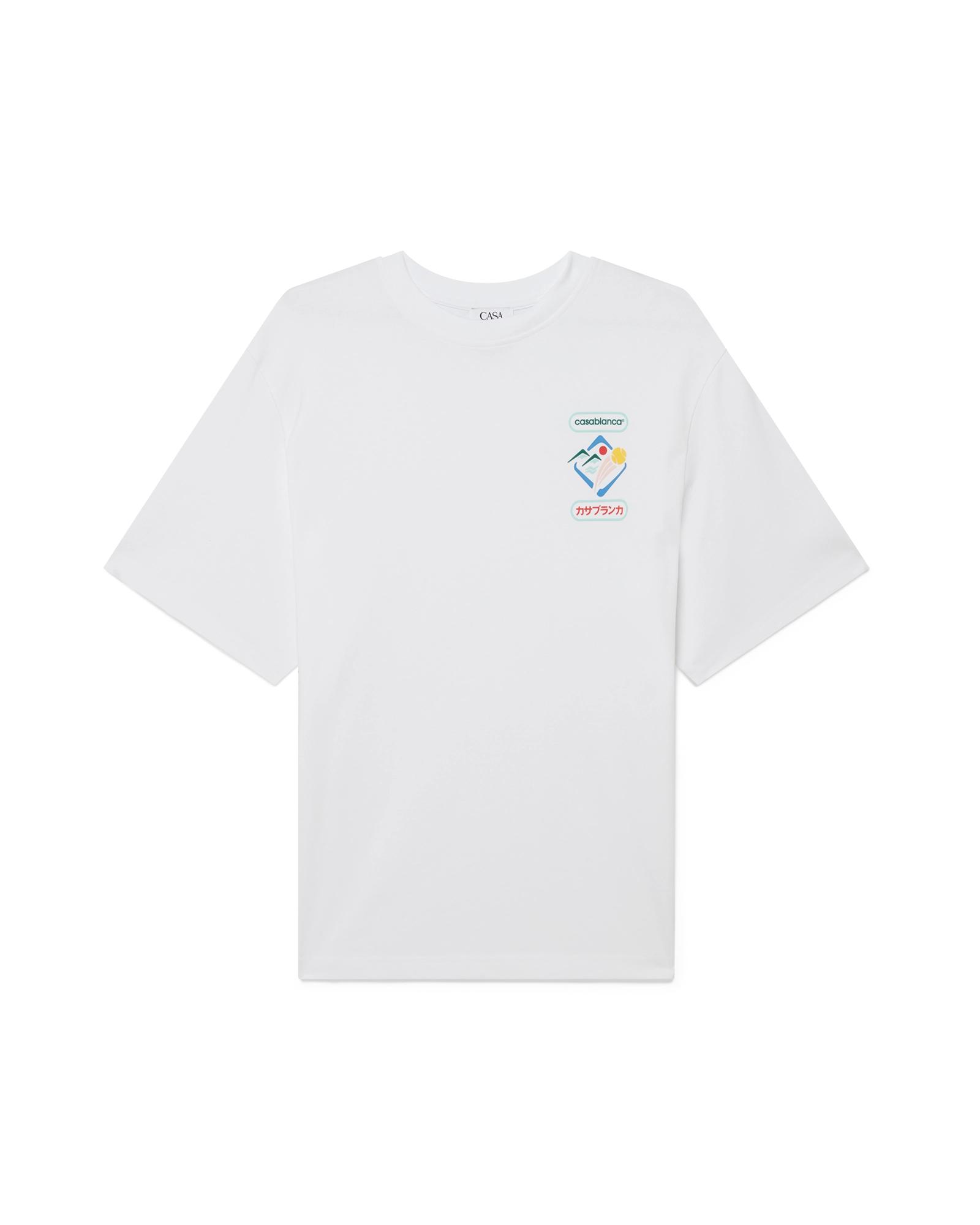 Montagne Sportif Short Sleeve T-Shirt by CASABLANCA