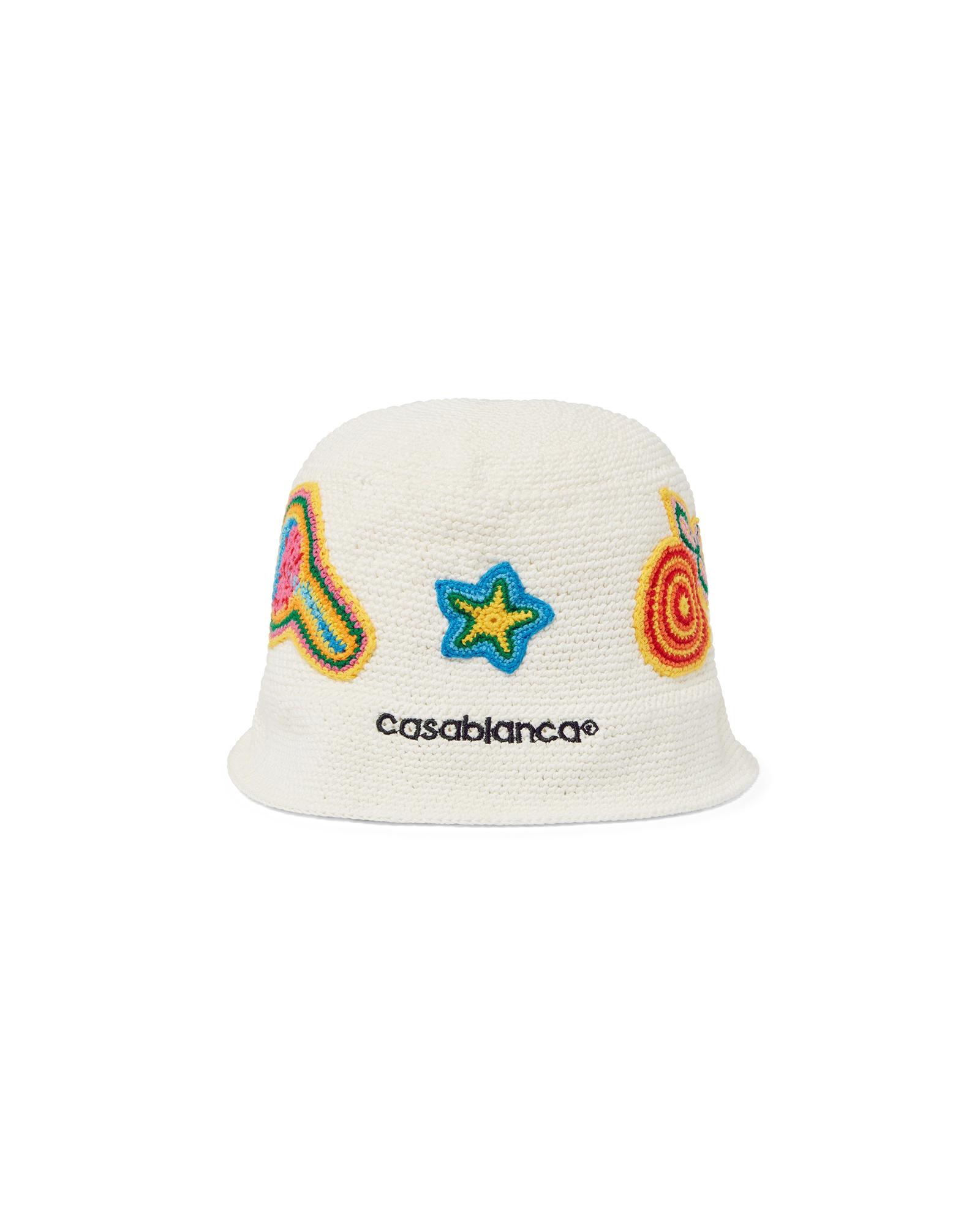 Motif Crochet Hat by CASABLANCA