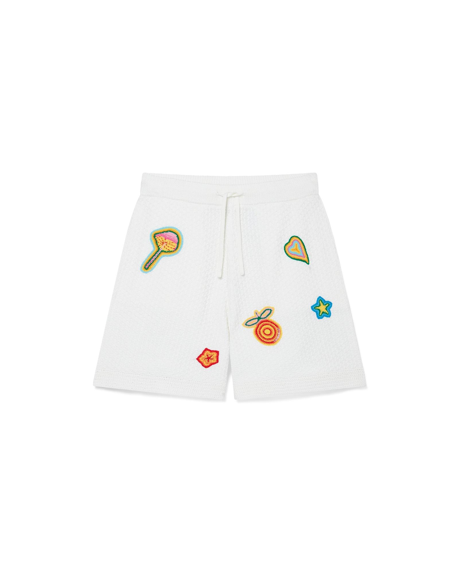 Motif Crochet Shorts by CASABLANCA