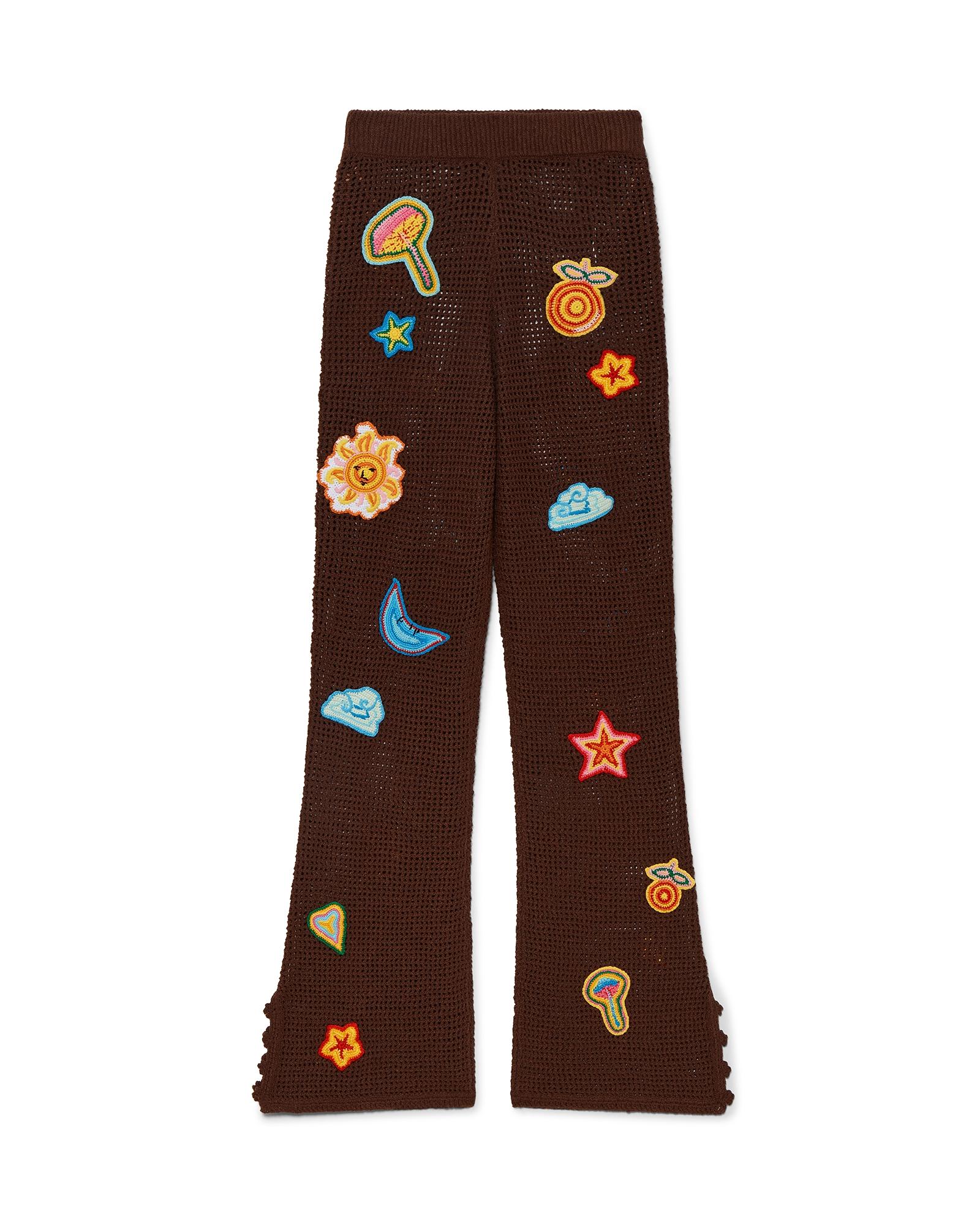 Motif Crochet Trousers by CASABLANCA
