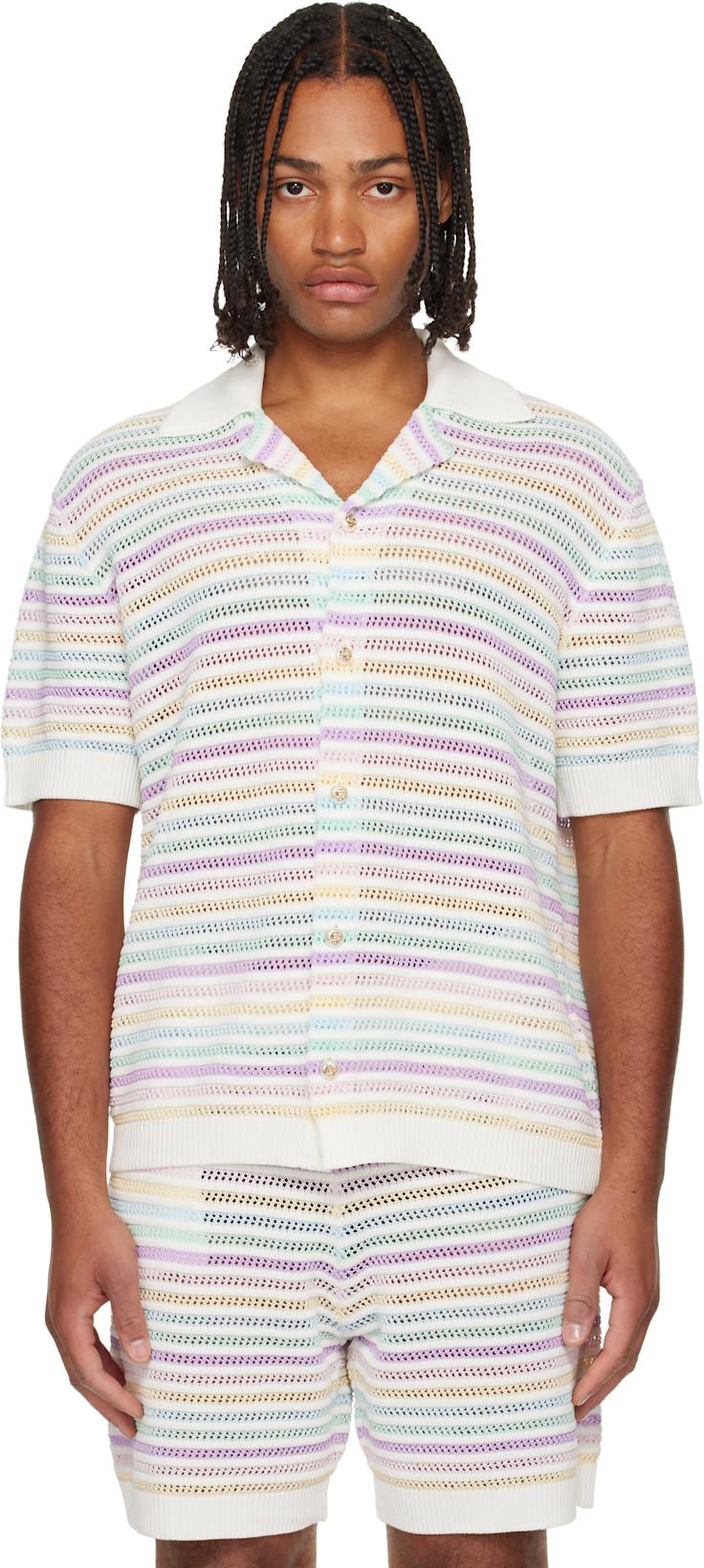 Multicolor Crochet Polo by CASABLANCA