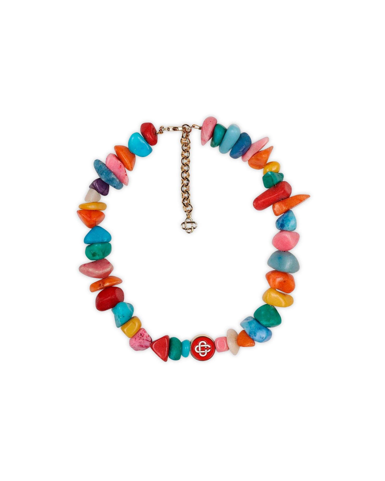 Nigerian Pebble Stone Necklace by CASABLANCA