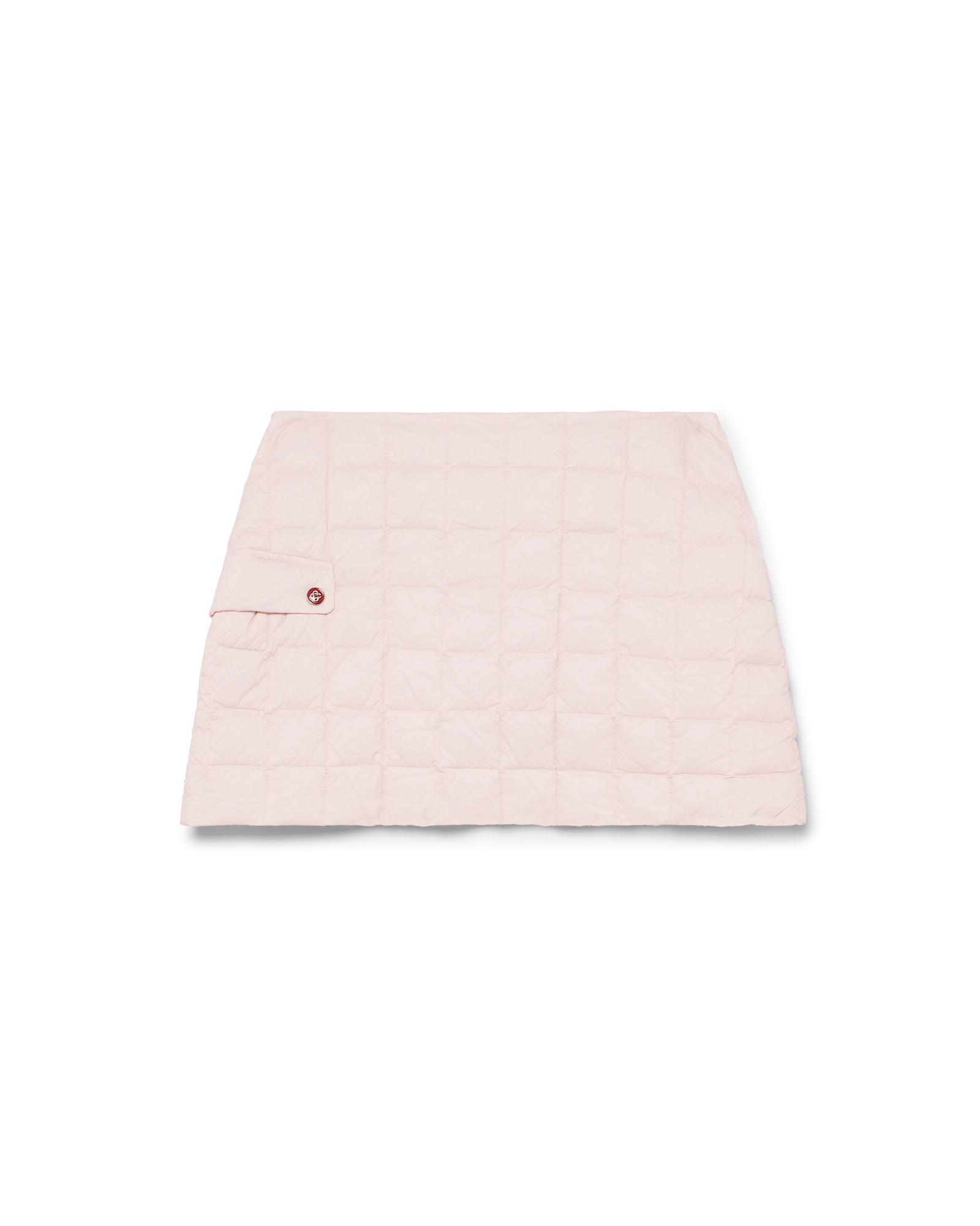 Nylon Quilted Mini Skirt by CASABLANCA