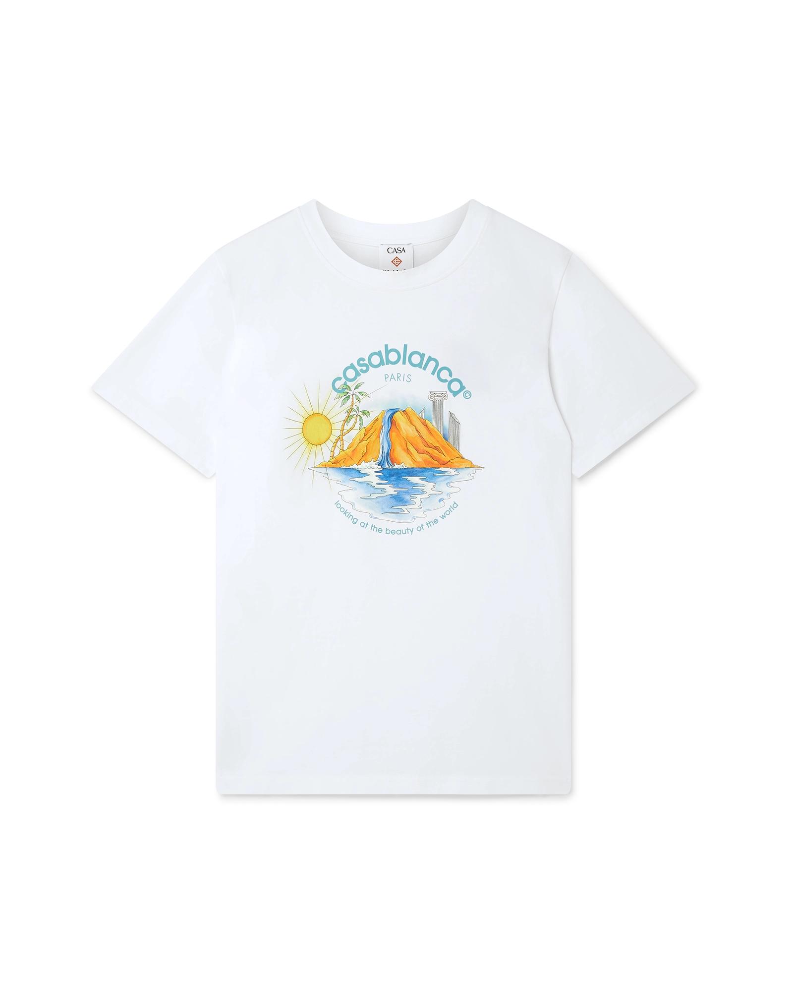 Oasis Short Sleeve Short Sleeve T-Shirt by CASABLANCA