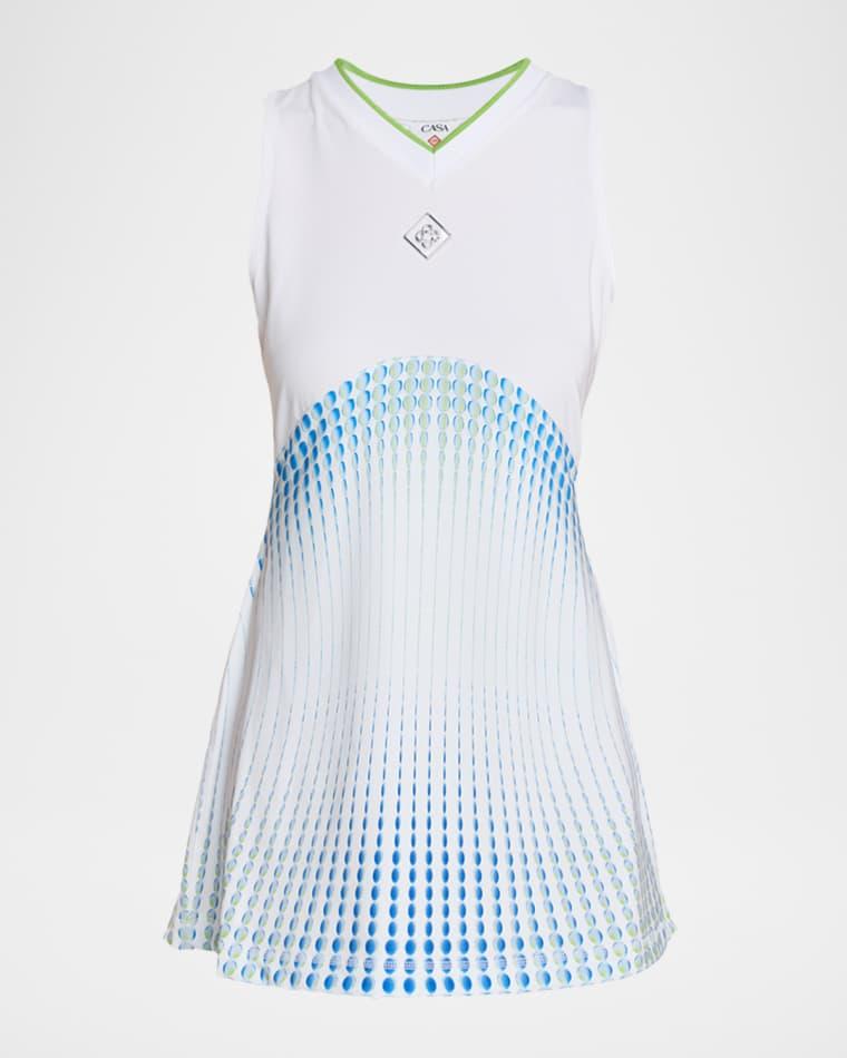 Ombre Dot-Print Tennis Mini Dress by CASABLANCA