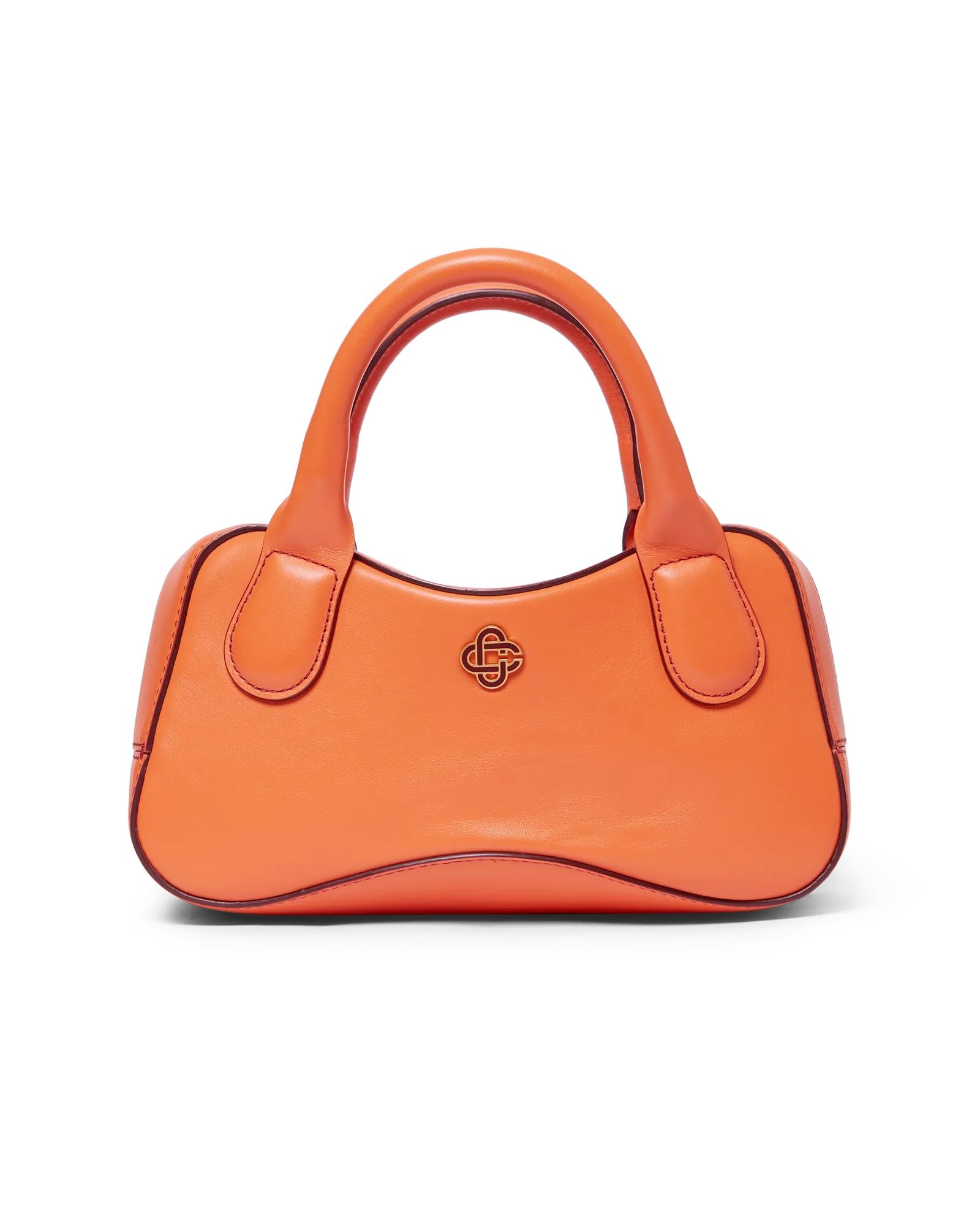 Orange Micro Bowling Bag by CASABLANCA