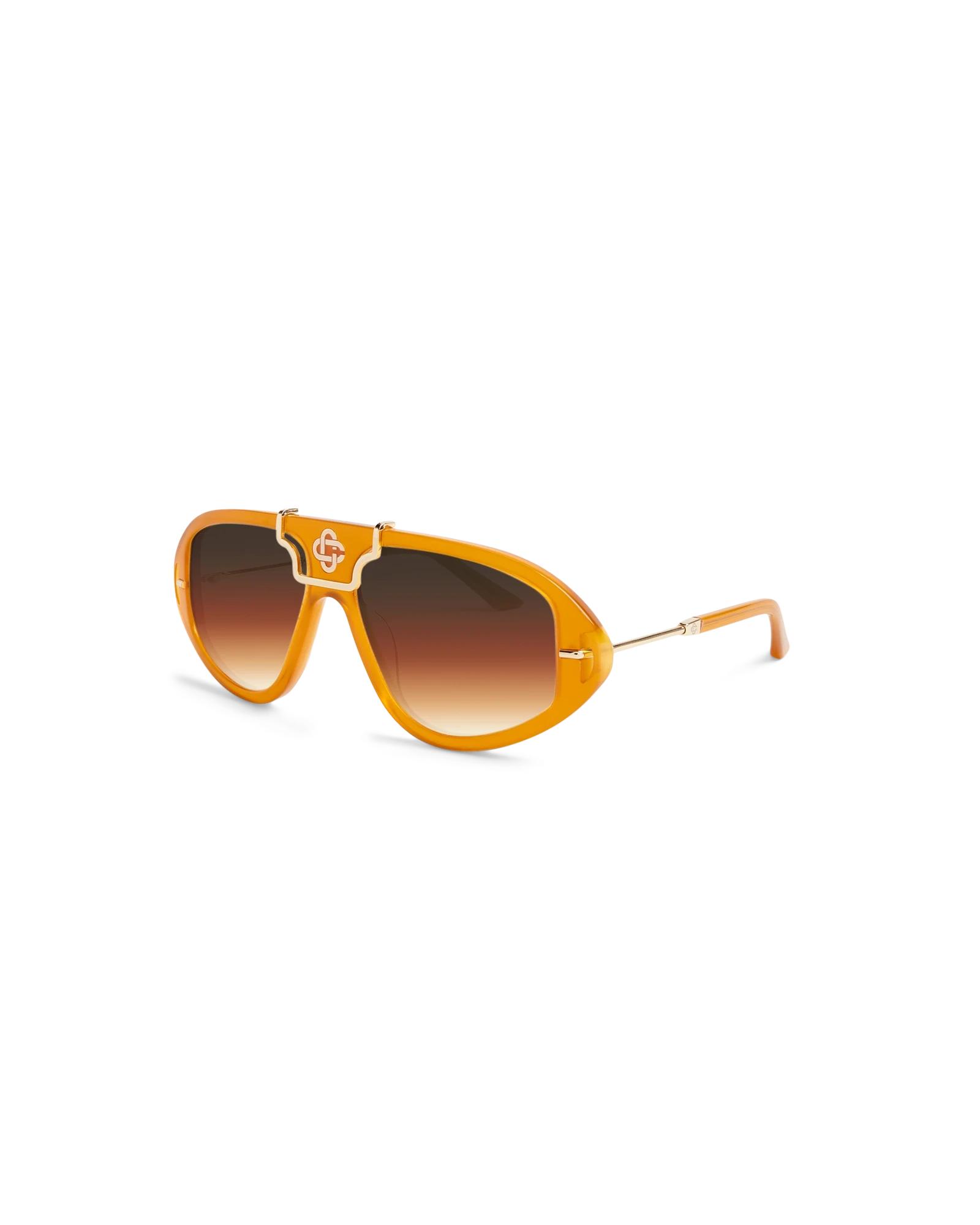 Orange &amp; Gold The Hacienda Sunglasses by CASABLANCA