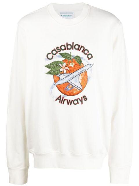 Orbite Autour De L'Orange sweatshirt by CASABLANCA