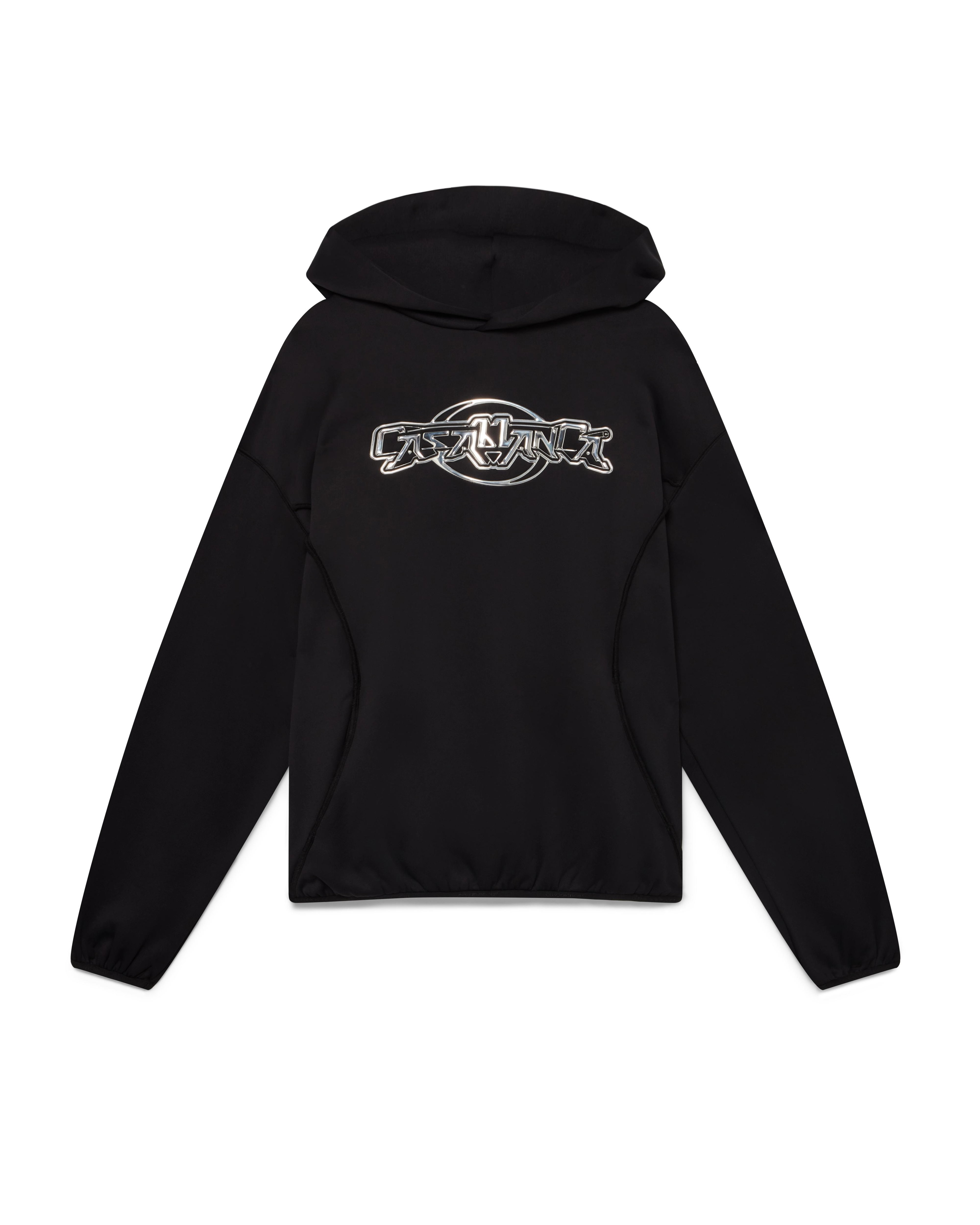 Oversized Panelled Hooded Sweatshirt by CASABLANCA