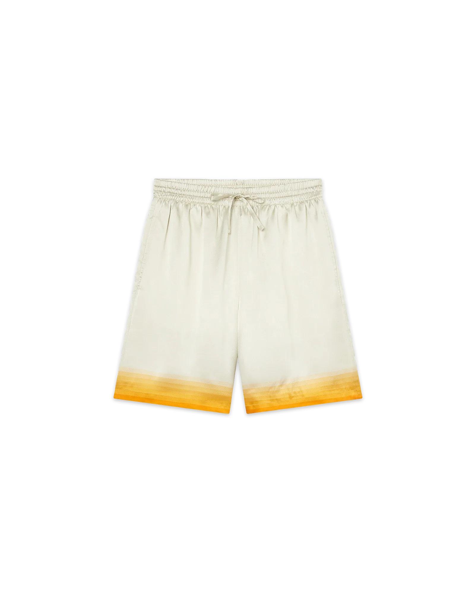 Panoramique Silk Satin Shorts by CASABLANCA