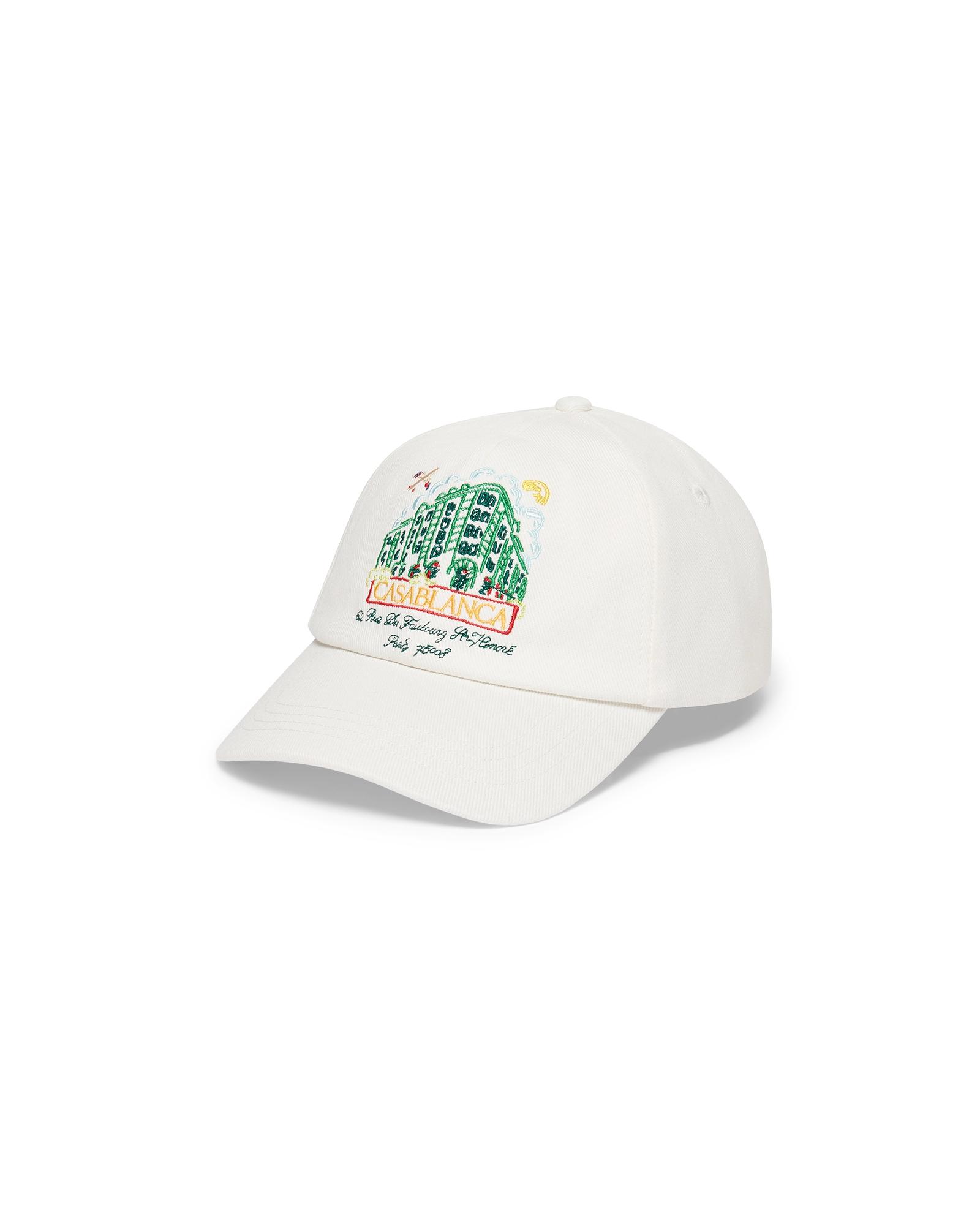 Paris Store Embroidered Cap by CASABLANCA