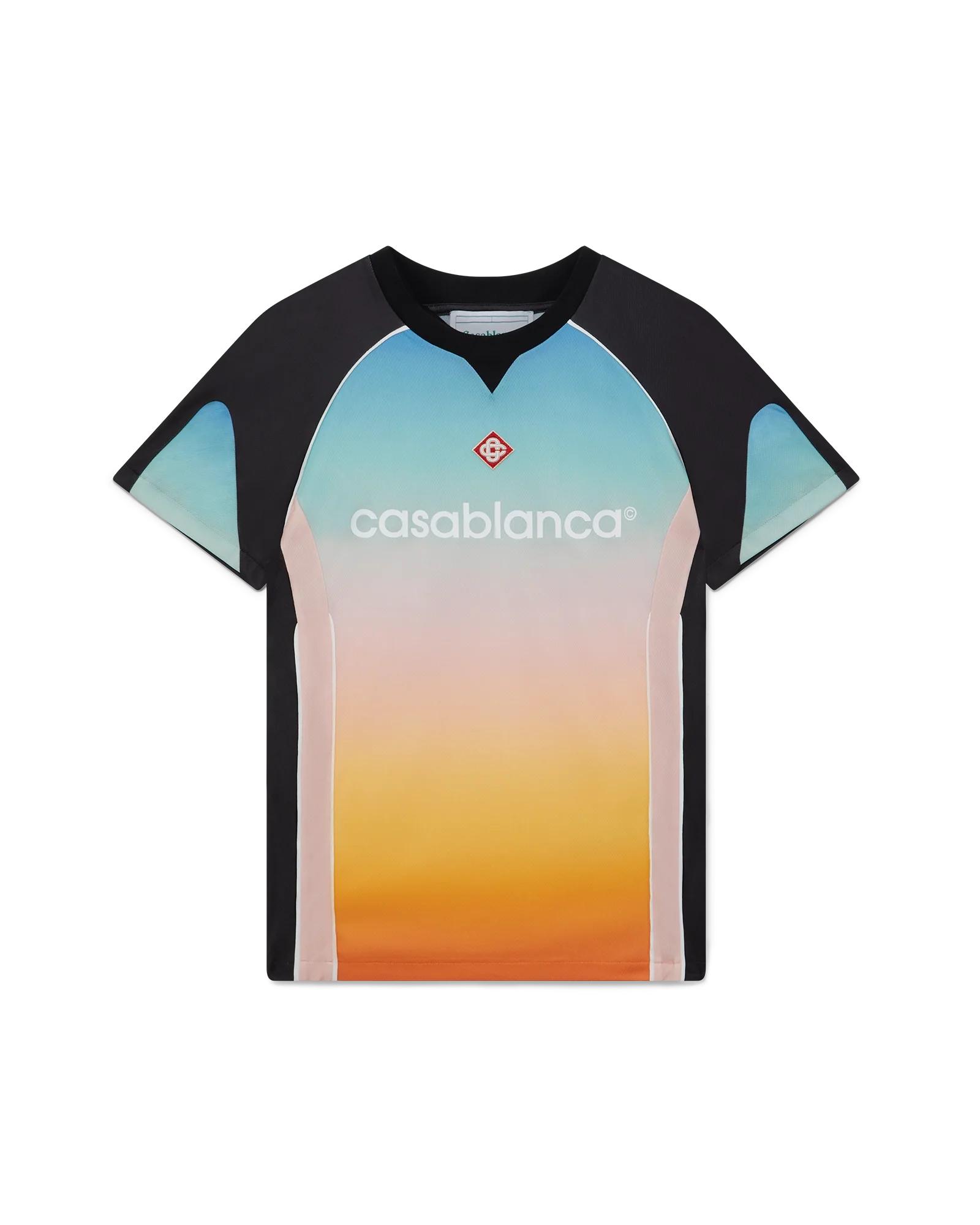 Pastel Gradient Football Shirt by CASABLANCA
