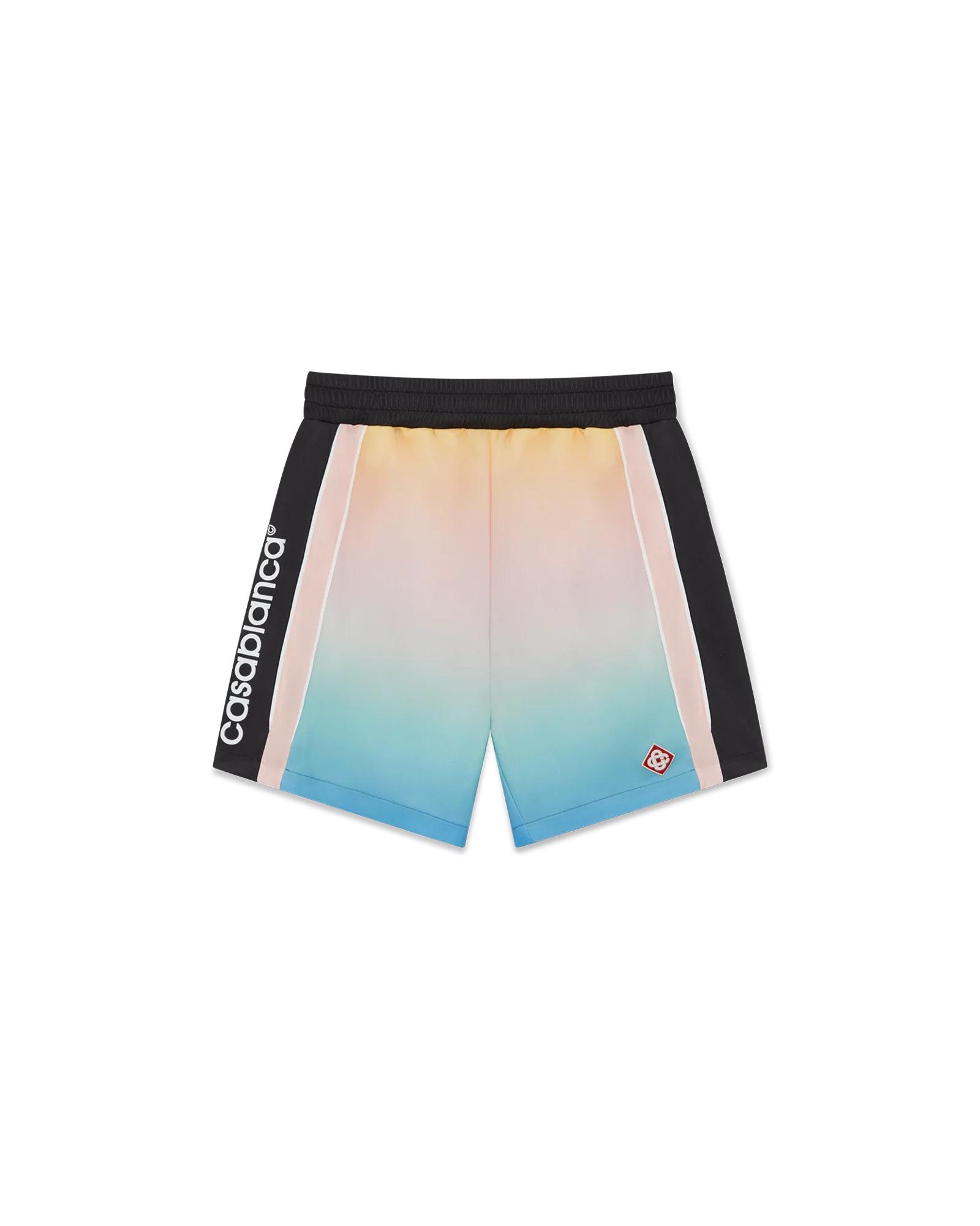 Pastel Gradient Football Shorts by CASABLANCA