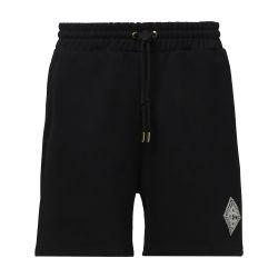 Pearl diamond patch sweatshorts by CASABLANCA