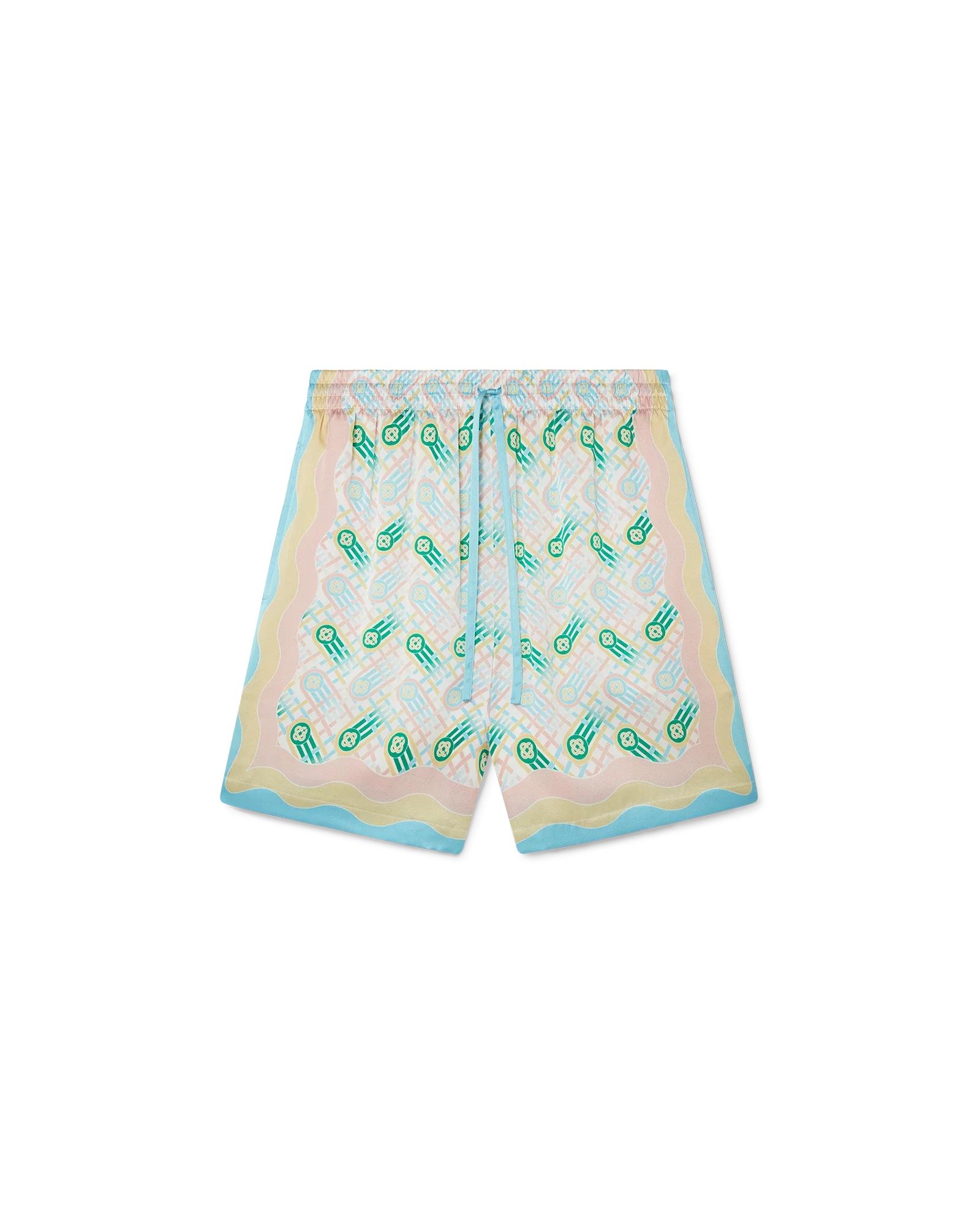Ping Pong Silk Shorts by CASABLANCA