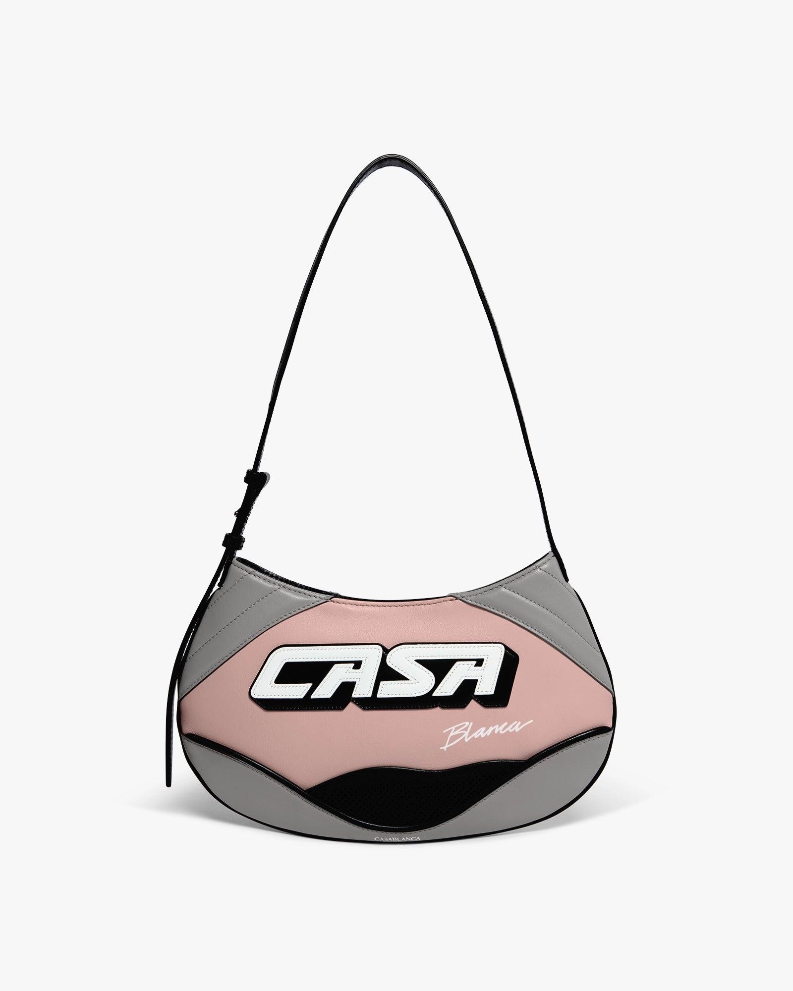 Pink Slim Biker Bag by CASABLANCA