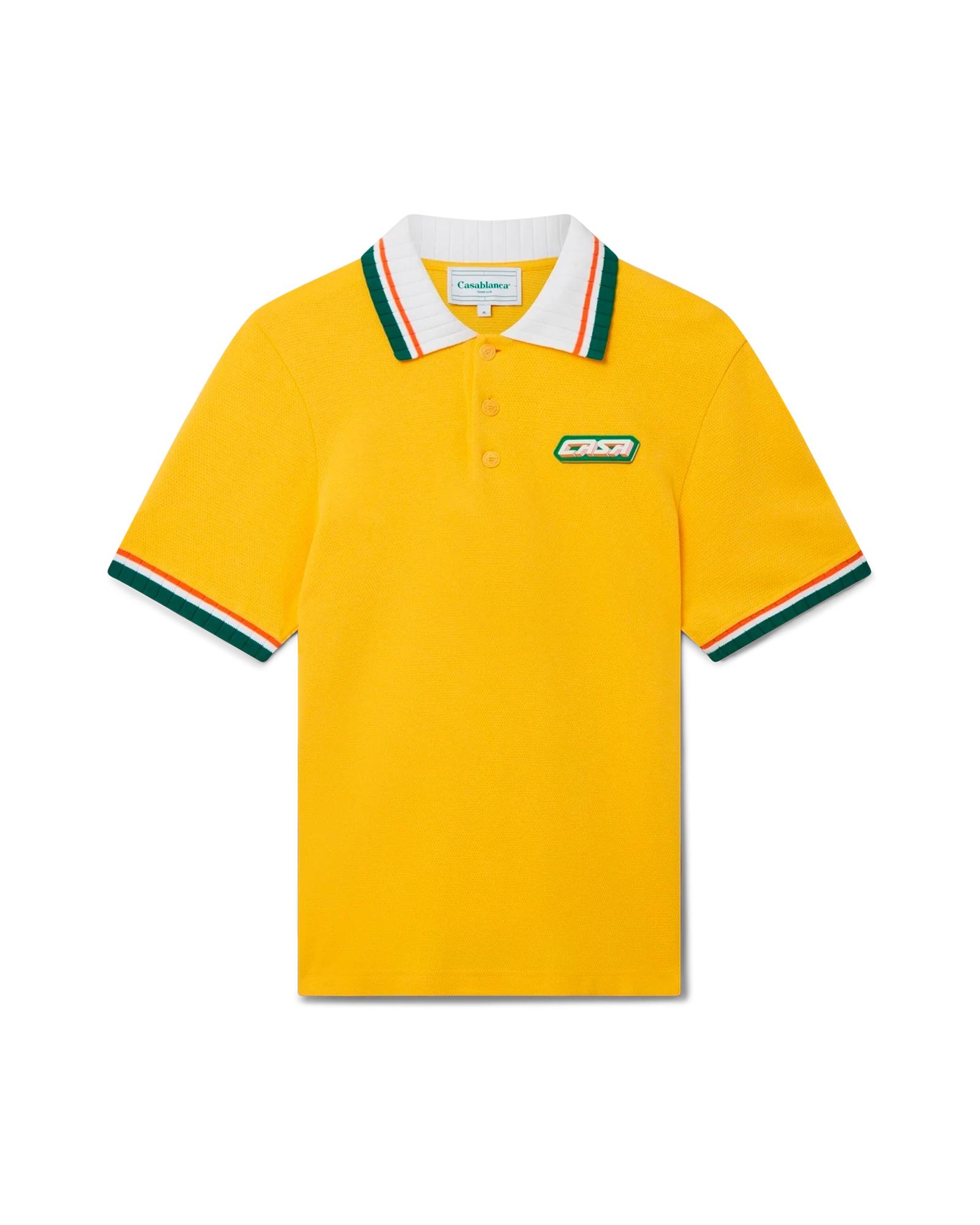 Pique Polo Shirt by CASABLANCA