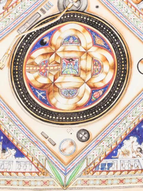 Plafond Orné De Musique silk scarf by CASABLANCA
