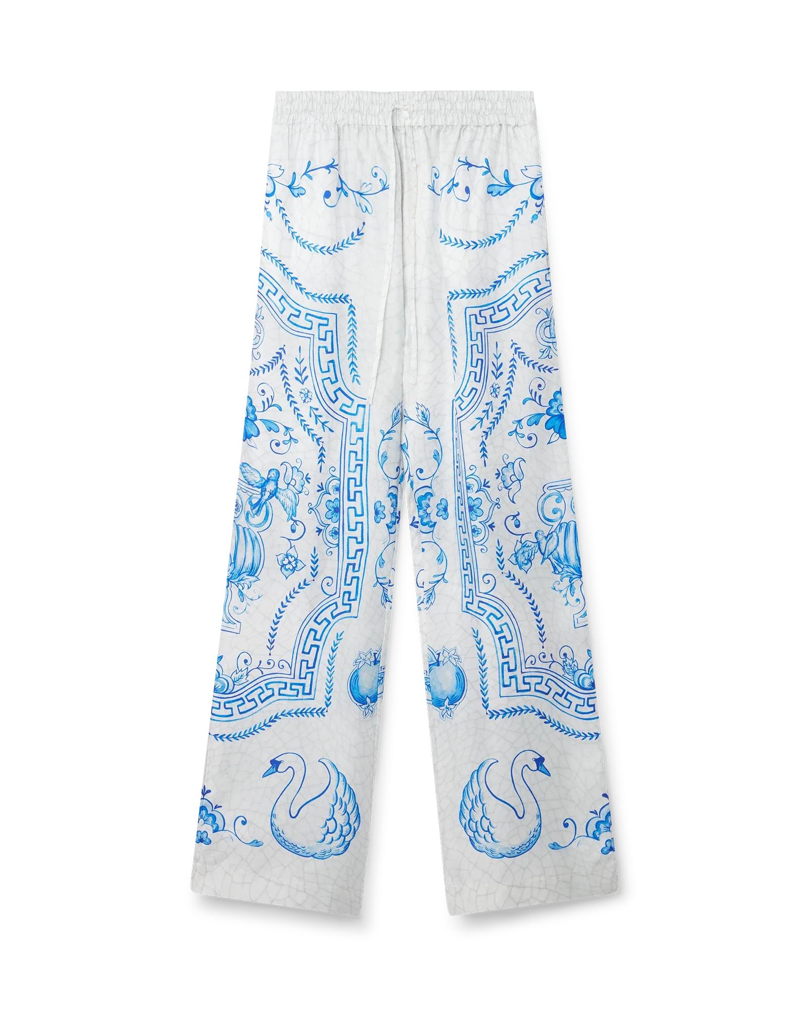 Plat A Dessert Silk Trousers by CASABLANCA