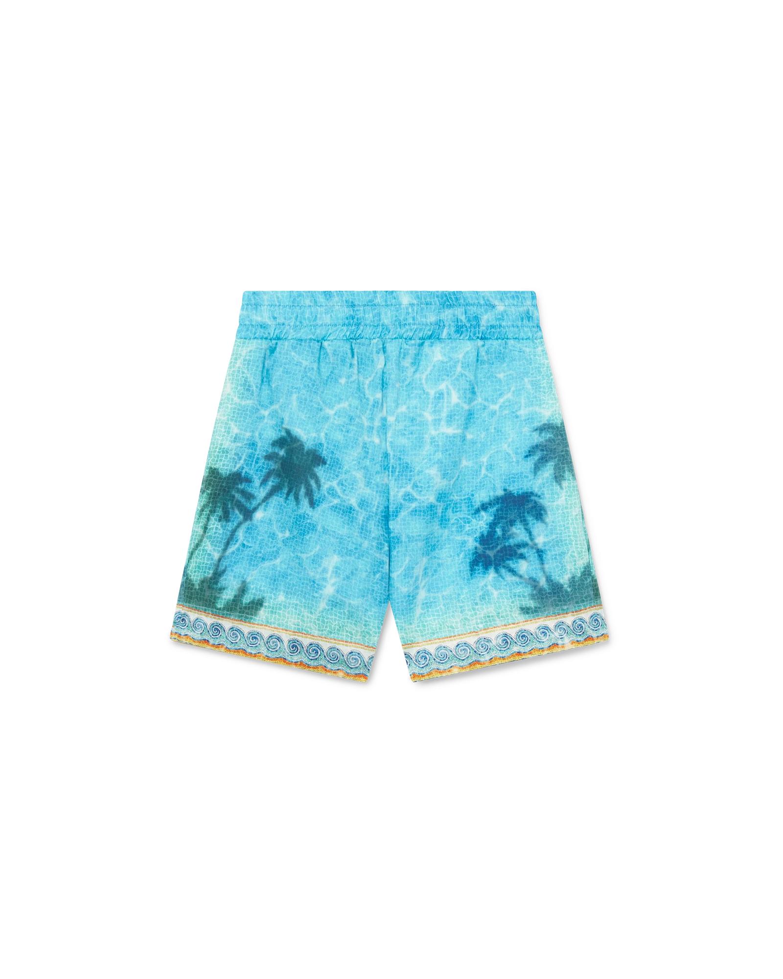 Poolside Emblem Shorts by CASABLANCA