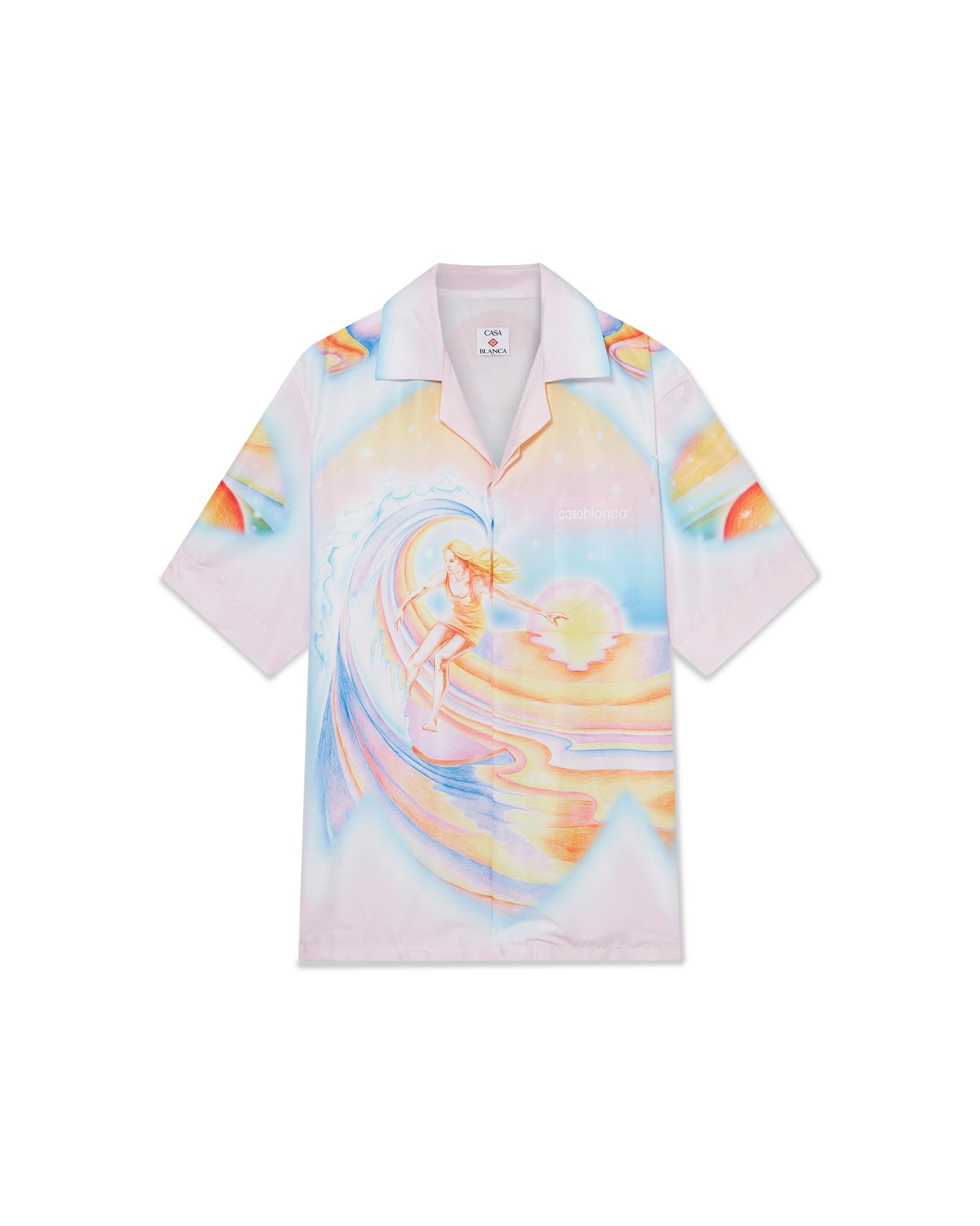Psychedelic Nirvana Short Sleeve Swim Shirt by CASABLANCA