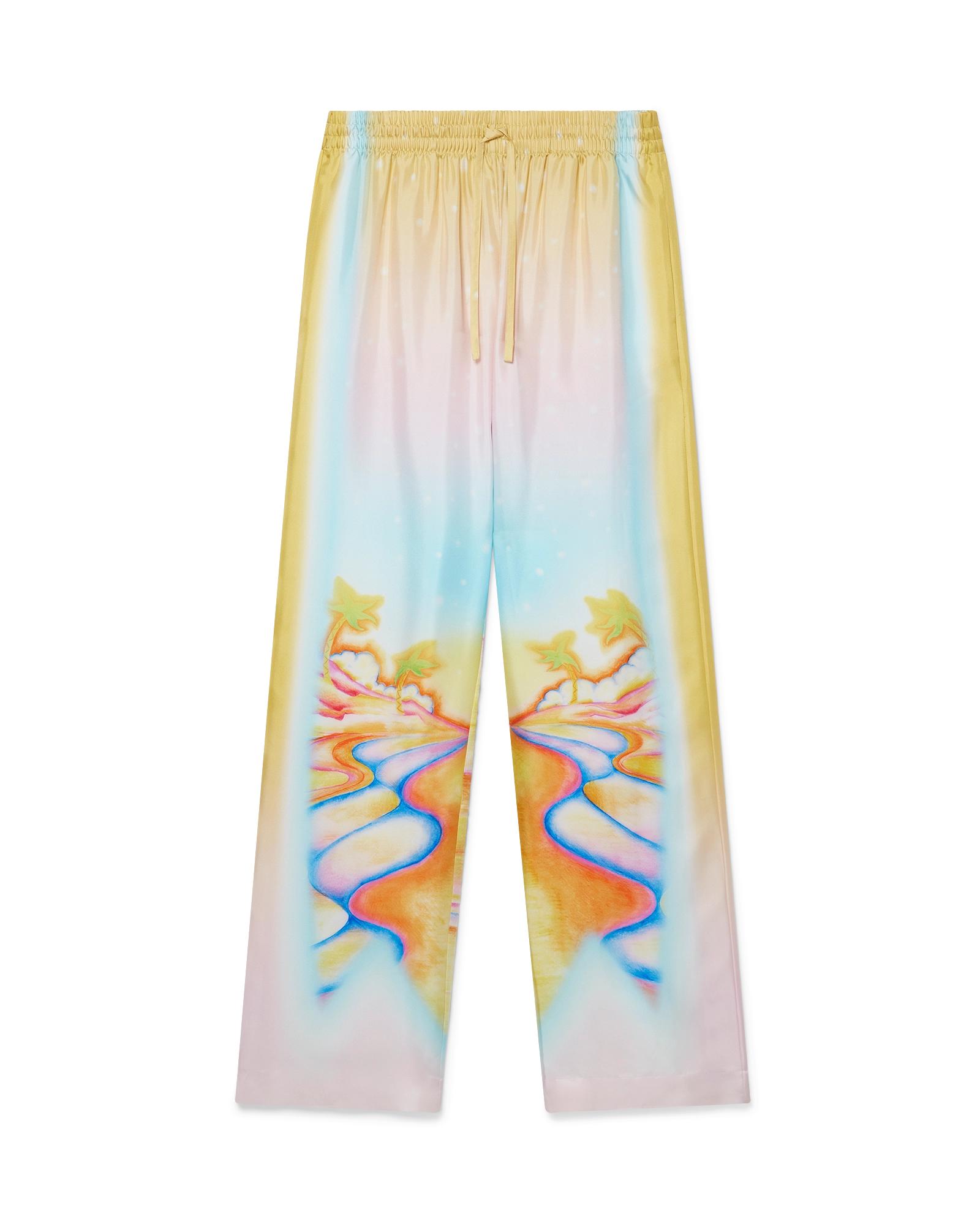 Psychedelic Nirvana Silk Trousers by CASABLANCA