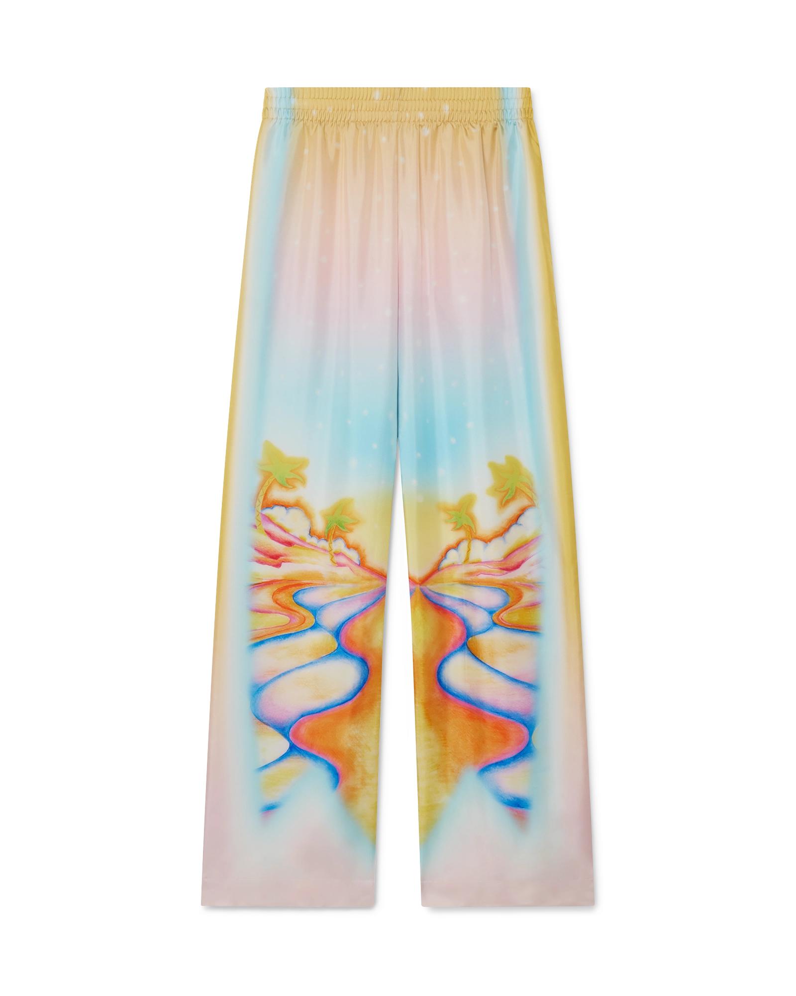 Psychedelic Nirvana Silk Trousers by CASABLANCA