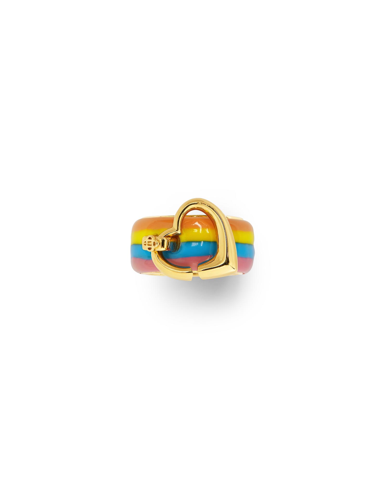 Rainbow Heart Ring by CASABLANCA