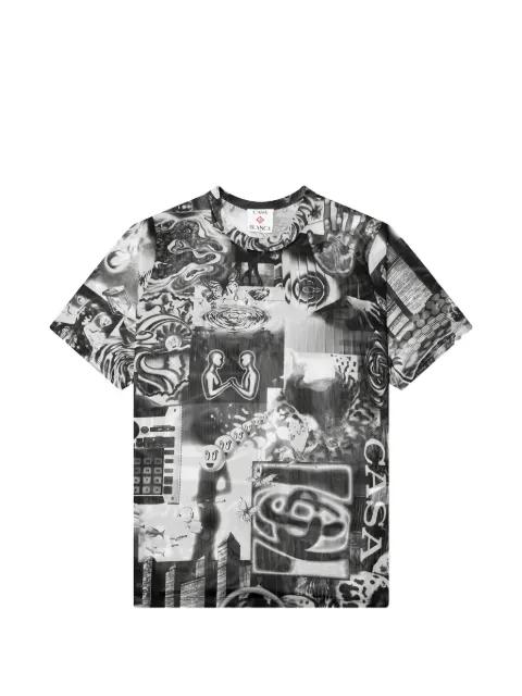 Rave Collage patchwork-print T-shirt by CASABLANCA