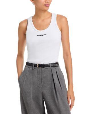 Ribbed Tank Top by CASABLANCA