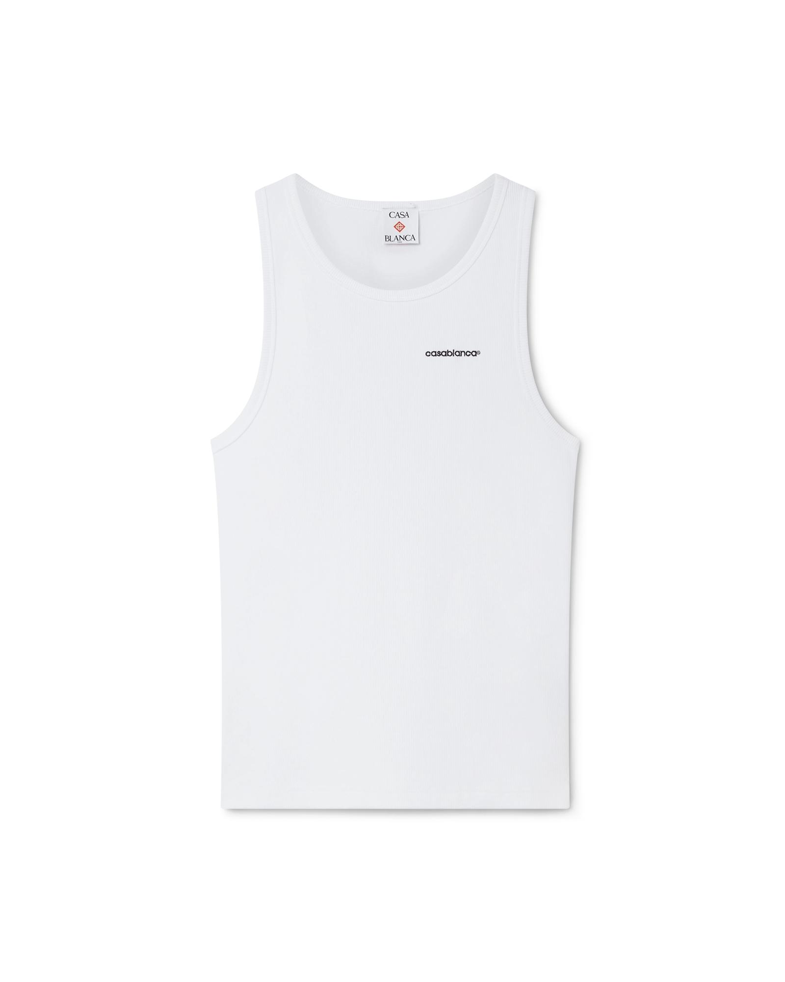 Ribbed Tank Top by CASABLANCA