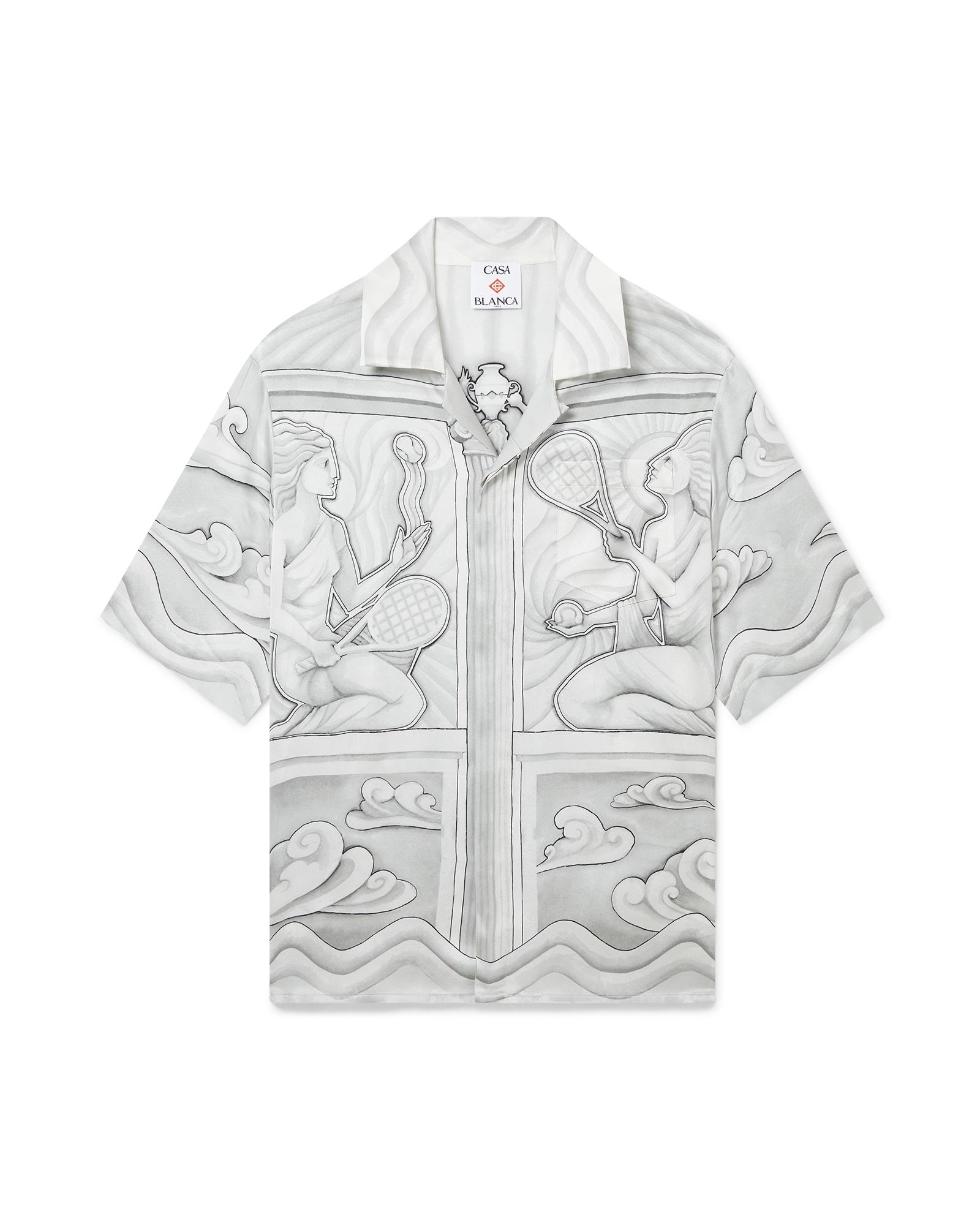 Sacred Stone Short Sleeve Silk Shirt by CASABLANCA