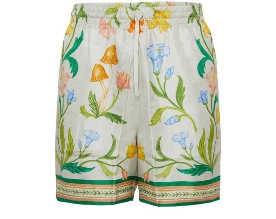 Silk shorts with drawstrings by CASABLANCA