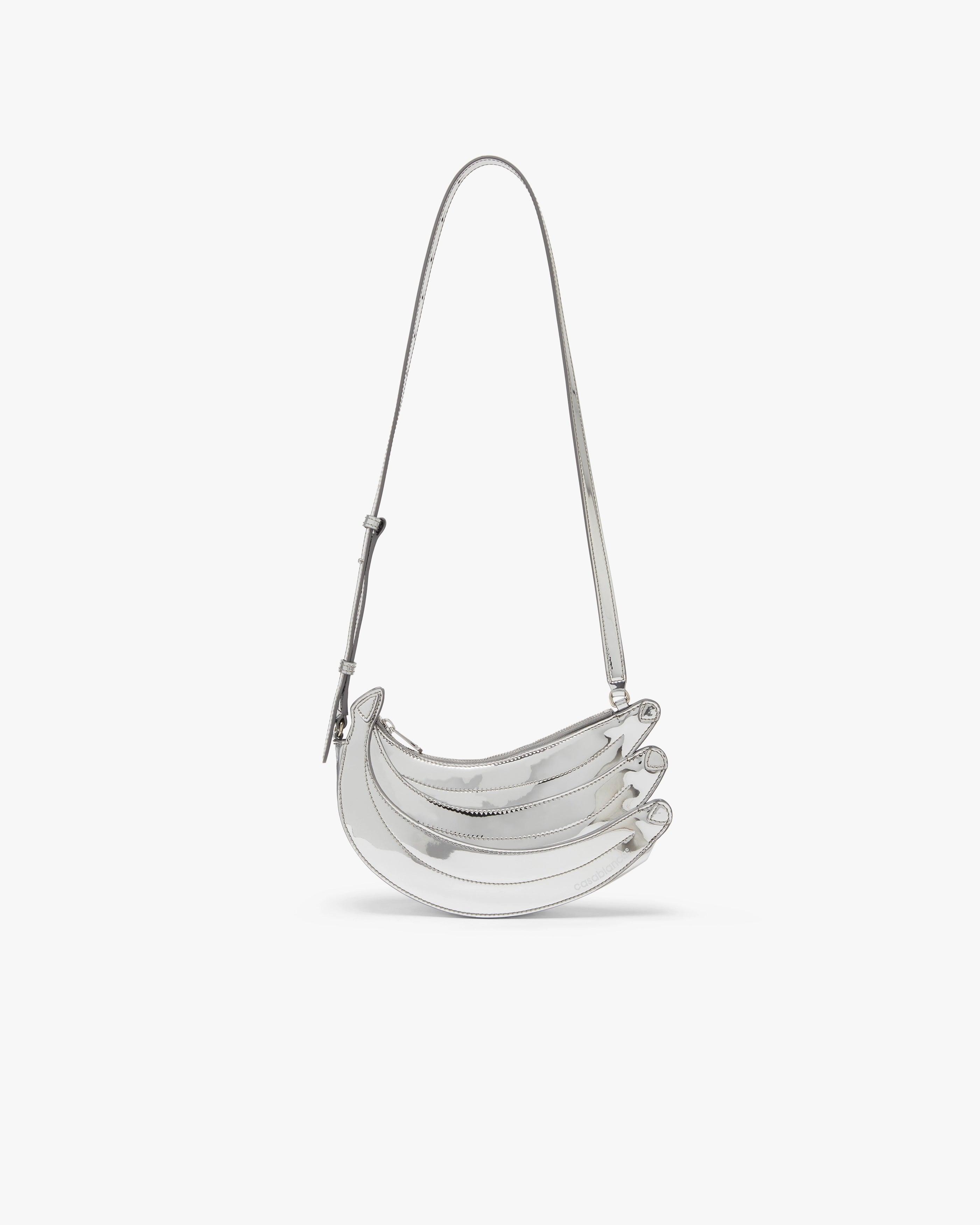 Silver Banana Bag by CASABLANCA